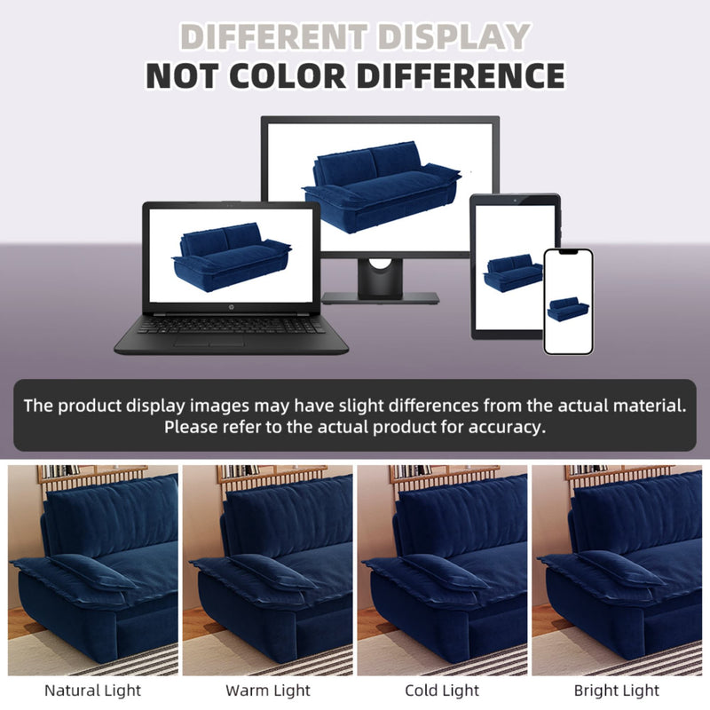Queen Pull Out 3 In 1 Convertible Sleeper Sofa, Multi-Functional