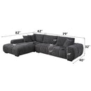 Chosen - Sectional Sofa With 3 Pillows