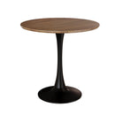 Mid-Century Round Dining Table With Pedestal Base For 2 - 4 People