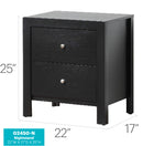 Charming Nightstand With Drawers