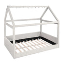 Upholstered House Style Daybed With LED Light Strips