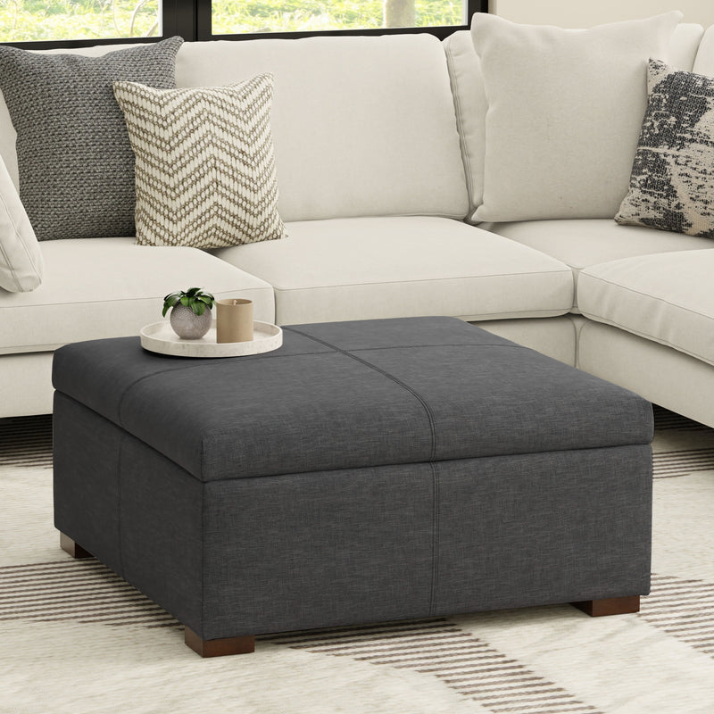 Gabbie - Coffee Table Upholstered Storage Ottoman