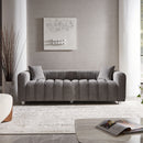 Modern 3 Seater Sofa With 2 Pillows