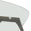 Modern Coffee Table With Wood Construction And Compact Design