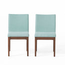 Contemporary Dining Chair SetWith Upholstered Fabric