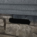 Fire Pit With Lightweight Concrete And Steel Frame