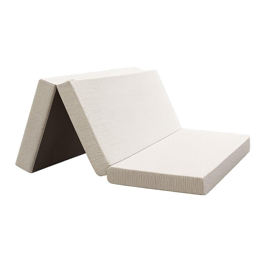 Queen tri-fold 6" gel memory foam mattress. Sold with cabinet beds