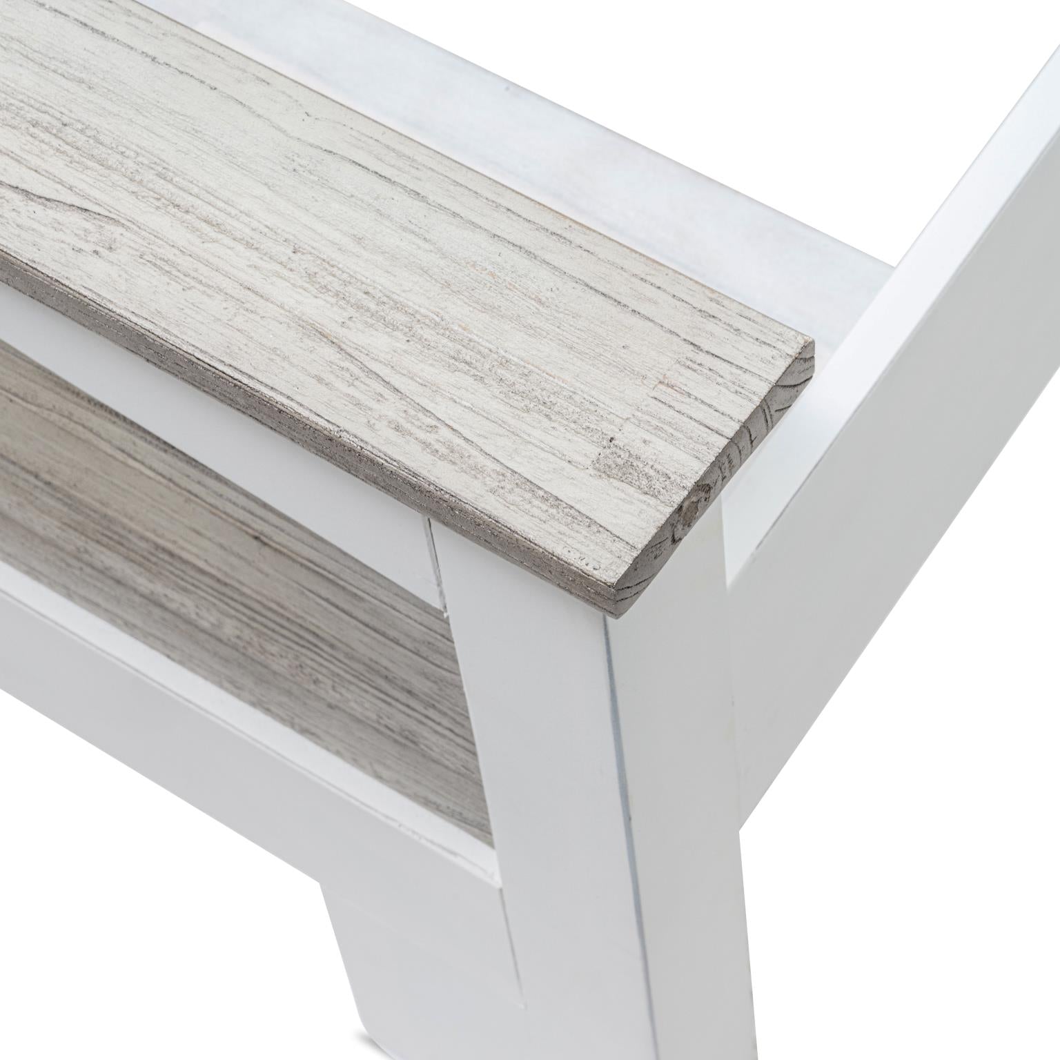 Islamorada queen complete bed, dapple grey finish
