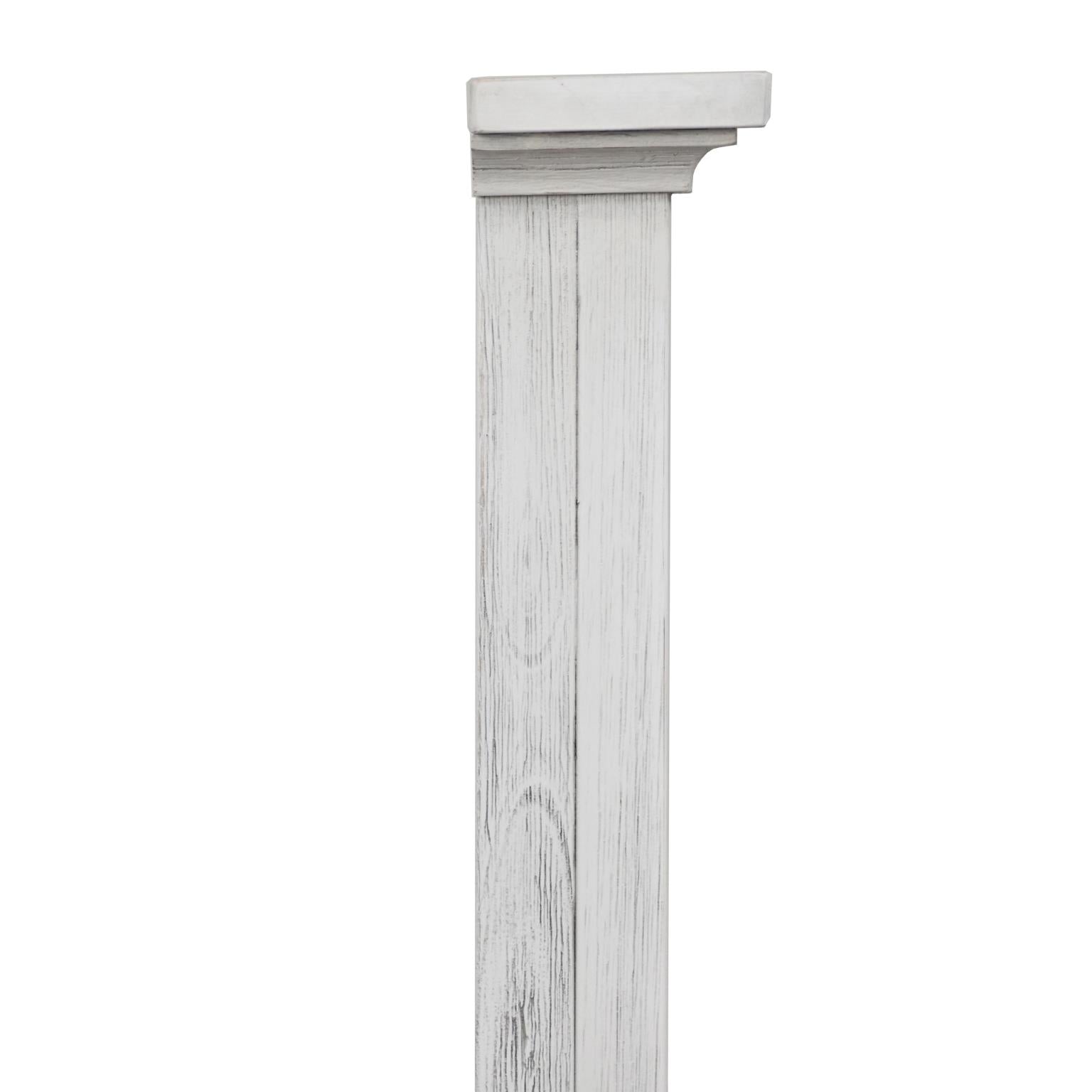 Surfside Twin Headboard Weathered White Finish