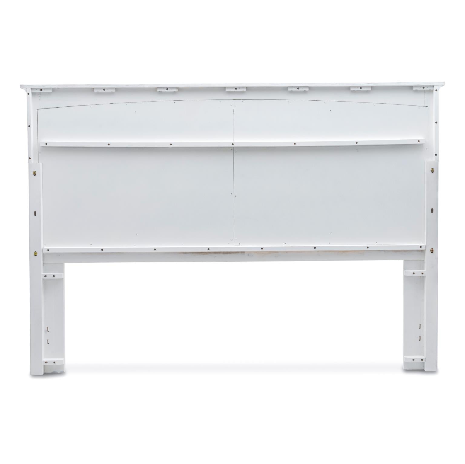 Surfside King Headboard Weathered White Finish