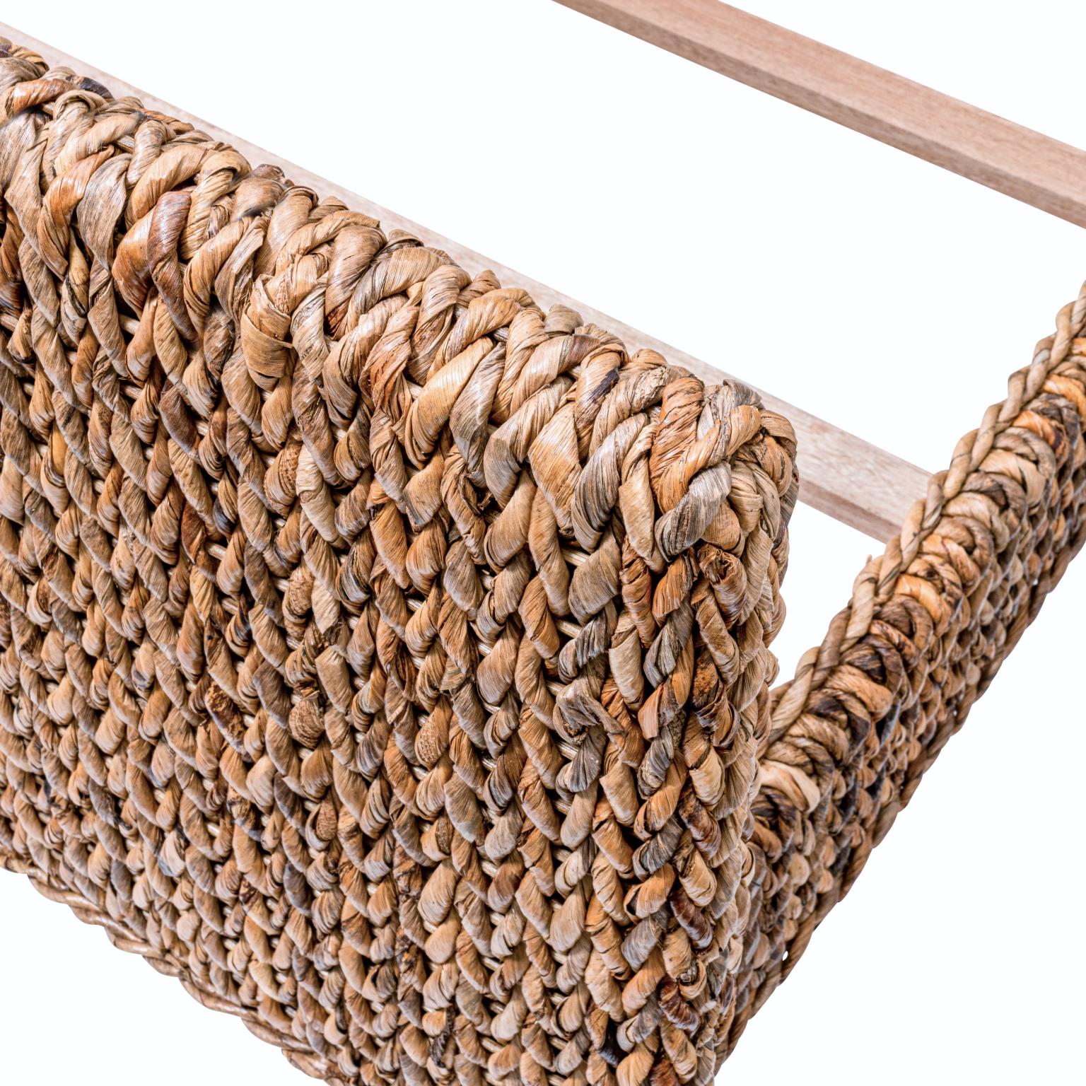 Maui king complete bed, seagrass w/ natural finish