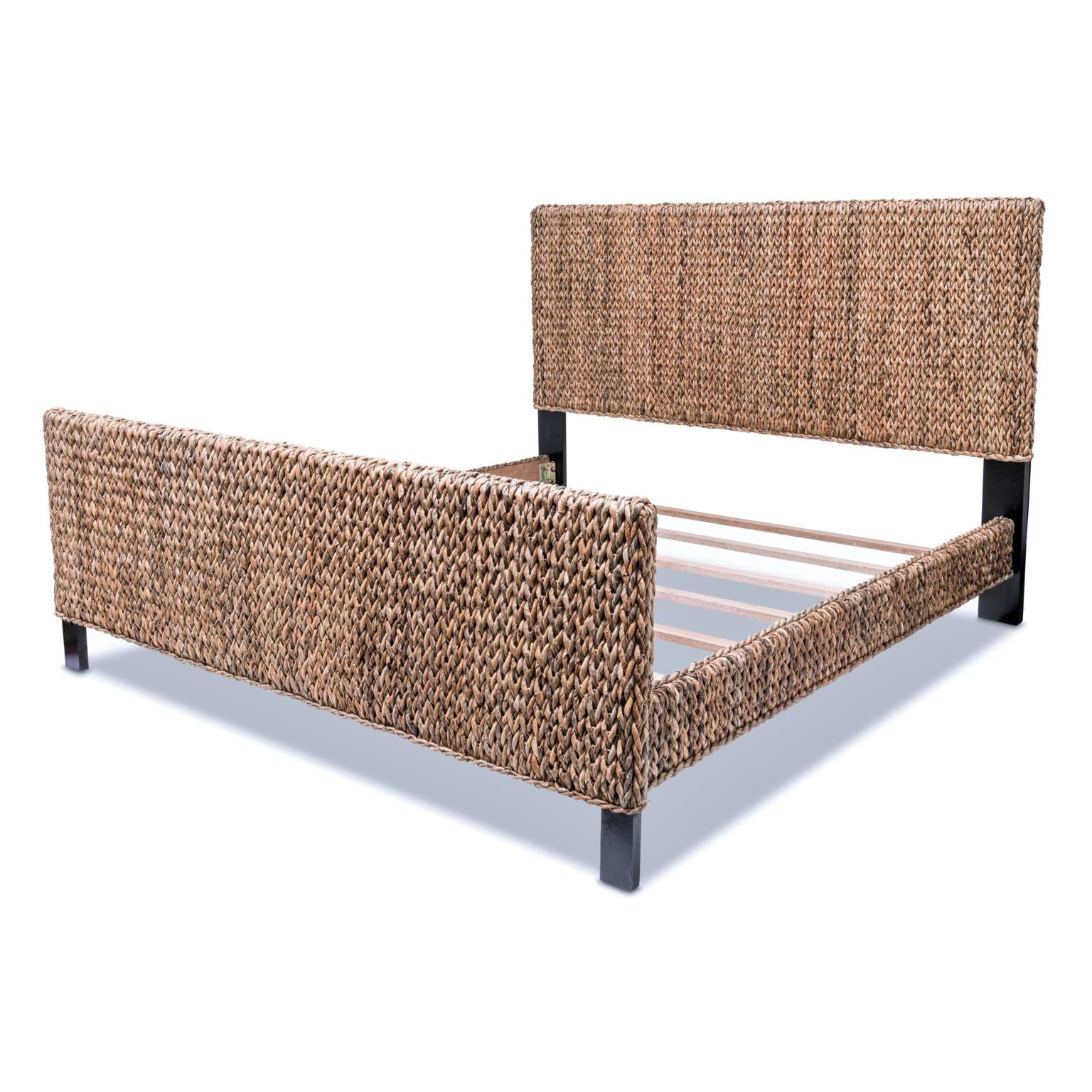 Maui King Side Rails Natural Finish