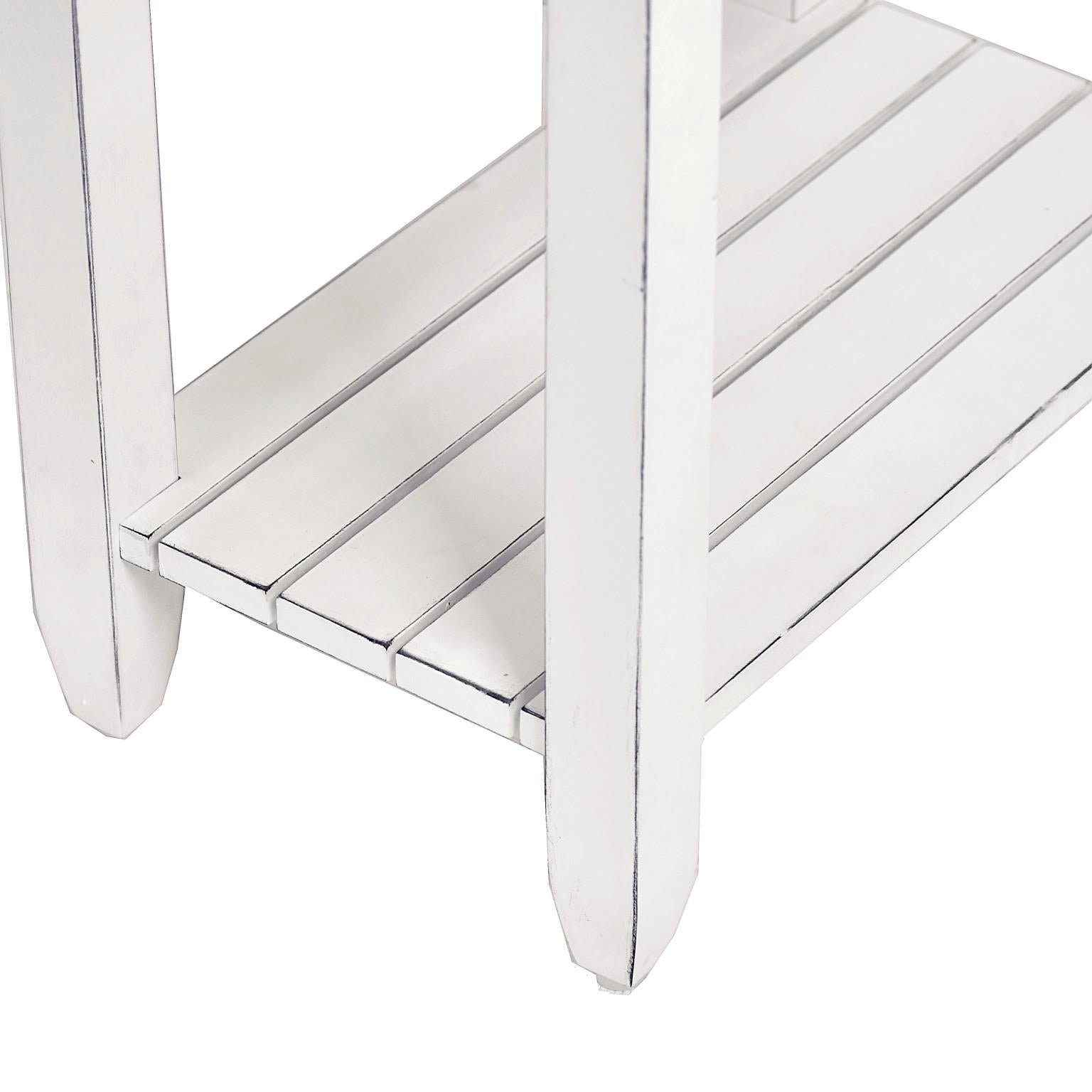Picket Fence Chairside Table