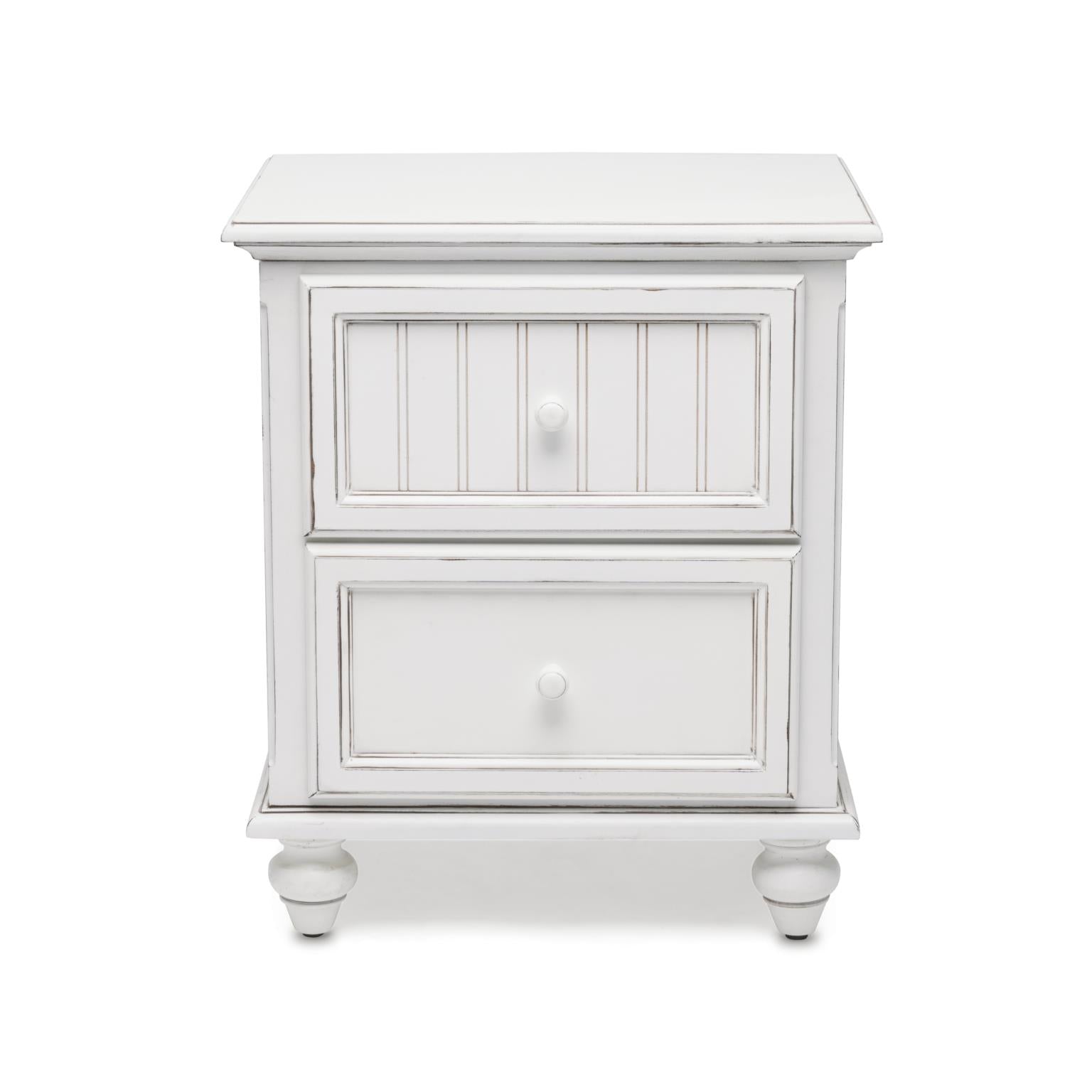 Monaco 2 Drawer Nightstand w/ Power