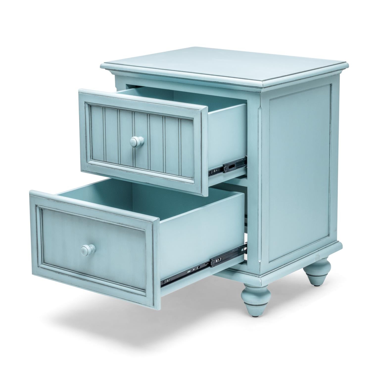 Monaco 2 Drawer Nightstand w/ Power