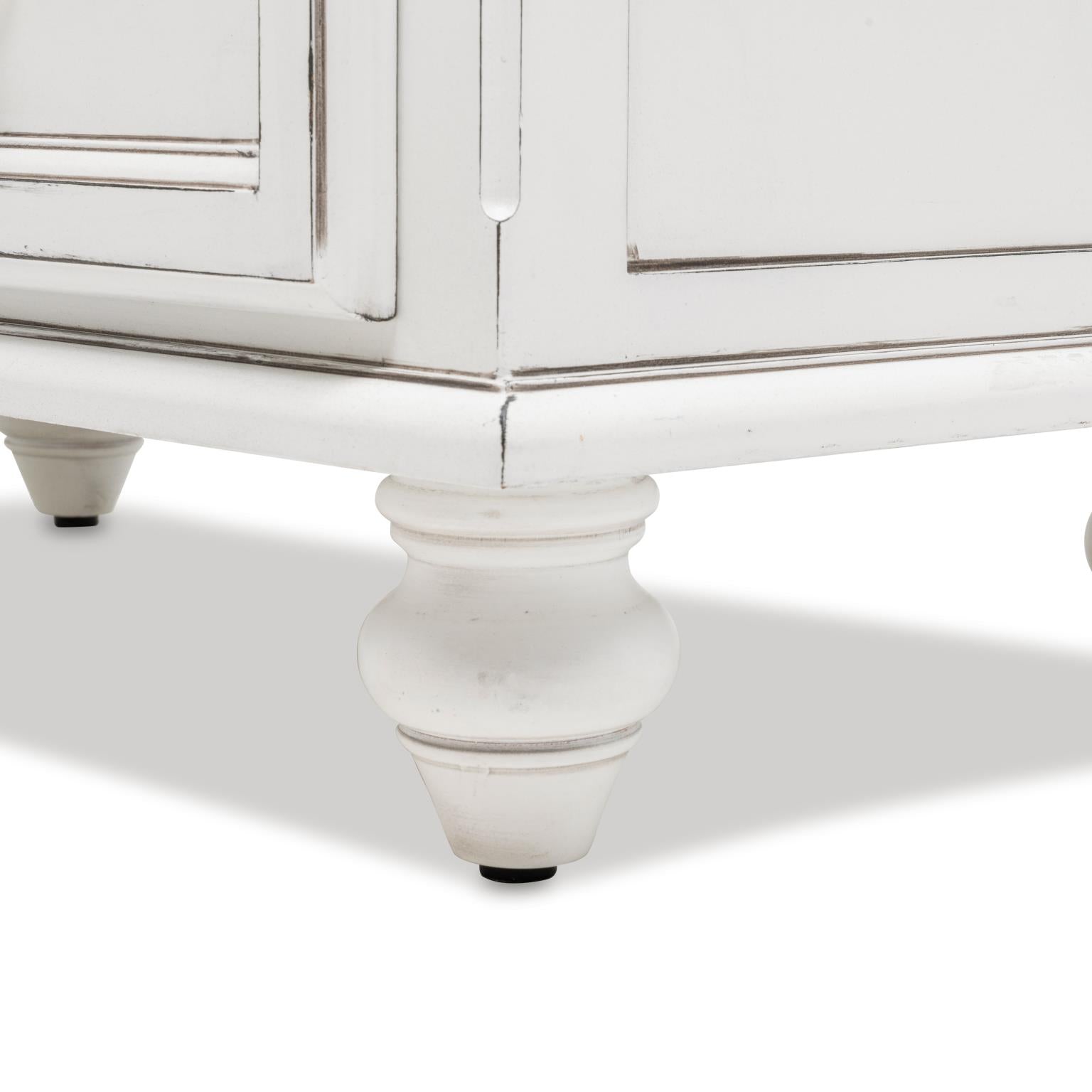 Monaco 5 Drawer Chest Blanc Finish