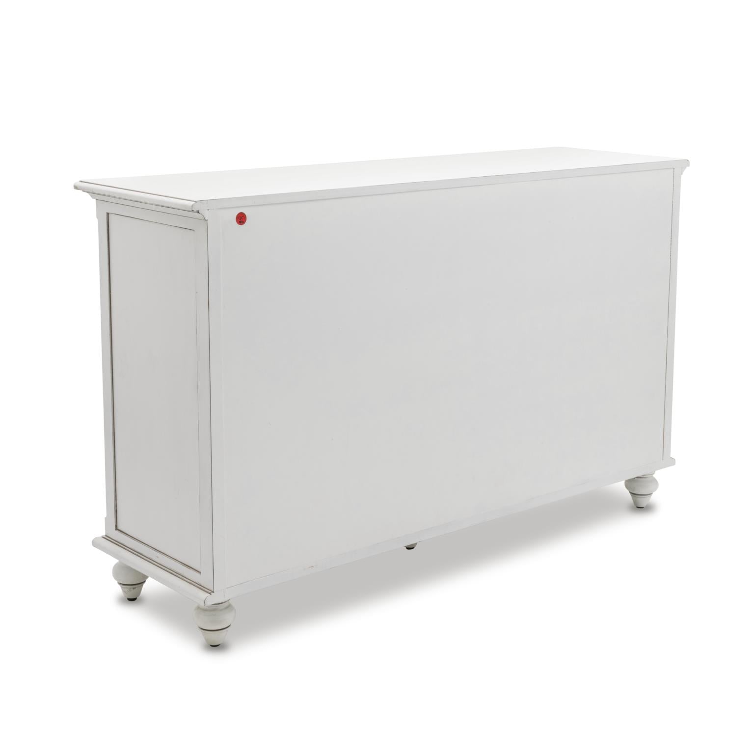 Monaco 7 Drawer Dresser Blanc Finish