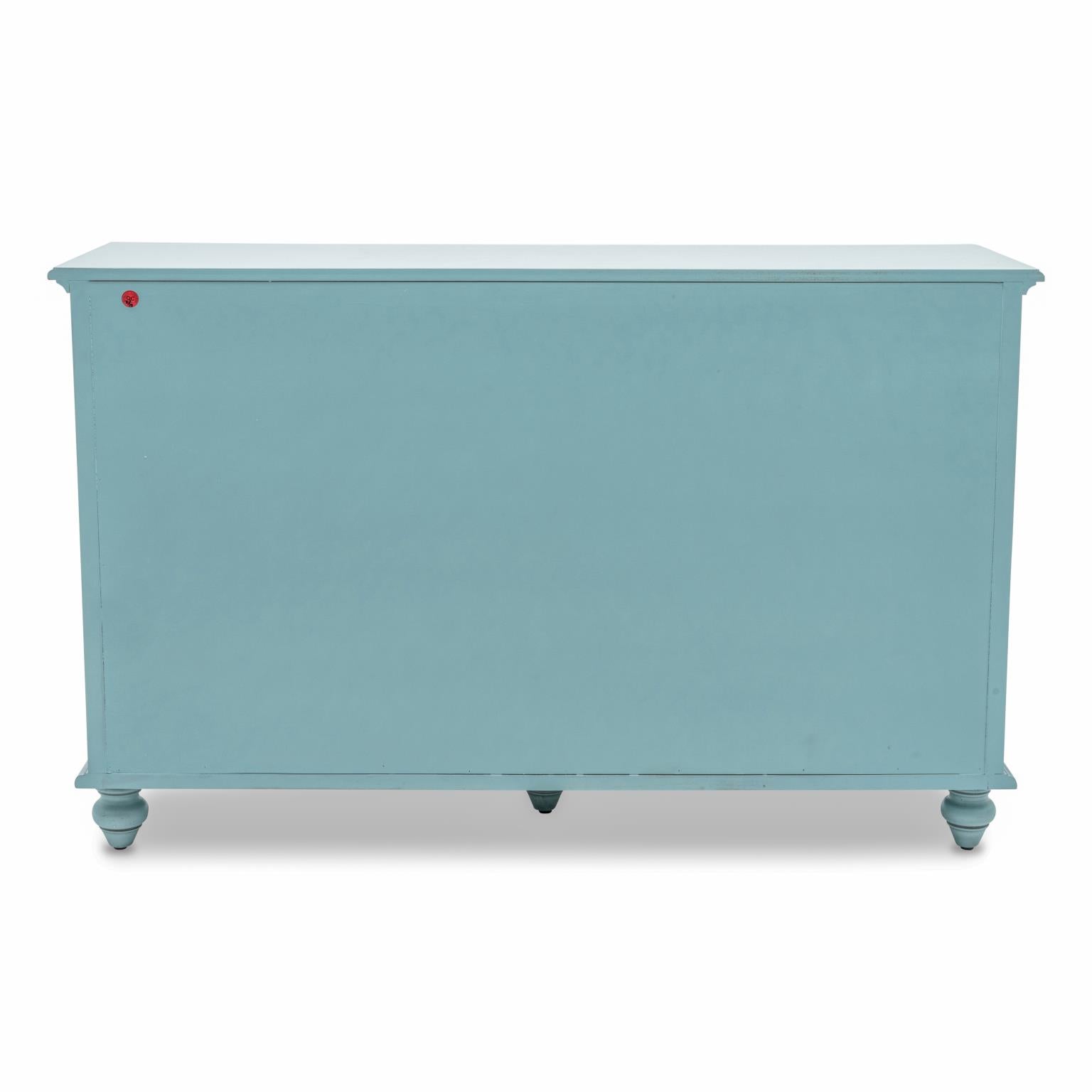 Monaco 7 Drawer Dresser Bleu Finish