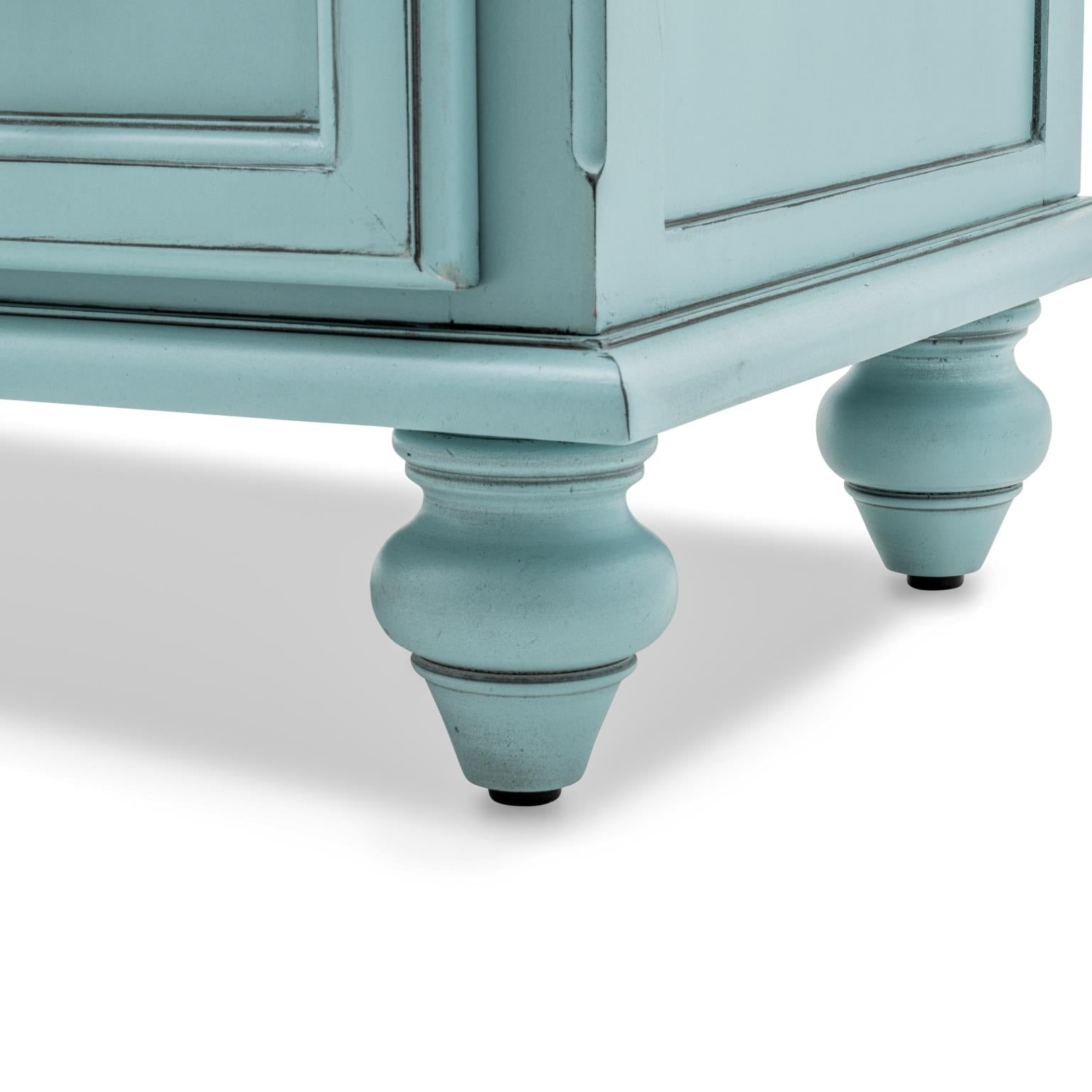 Monaco 7 Drawer Dresser Bleu Finish