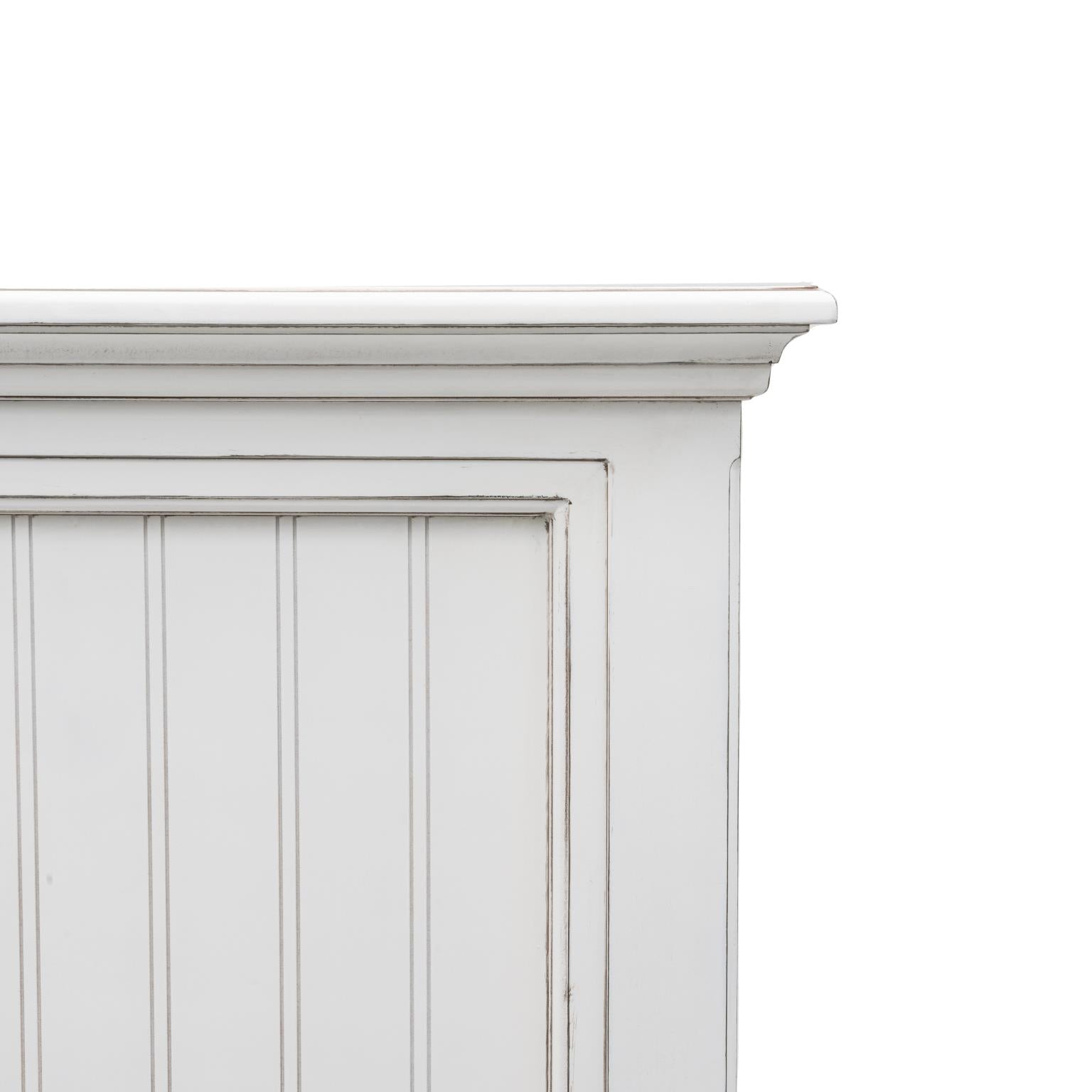 Monaco Queen Headboard Blanc Finish