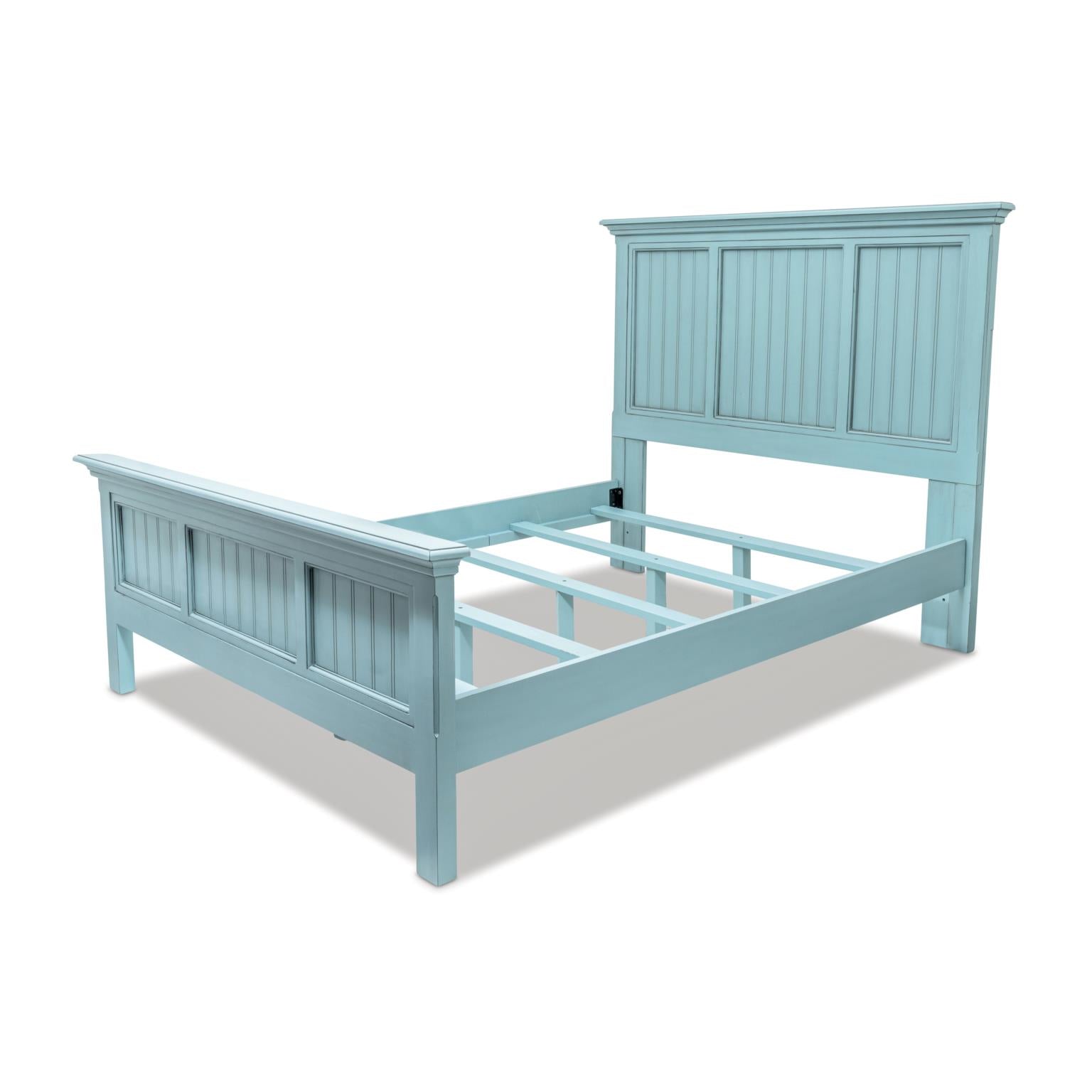 Monaco Queen Side Rails Bleu Finish