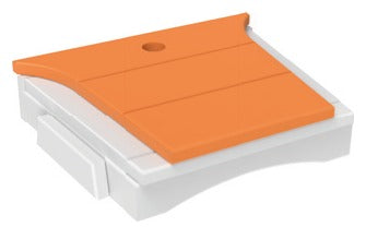 Tangerine & White