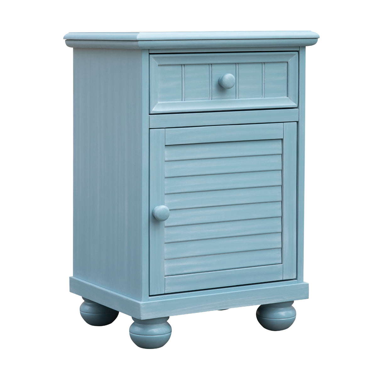 Beachfront One Door Nightstand (Ocean Blue)