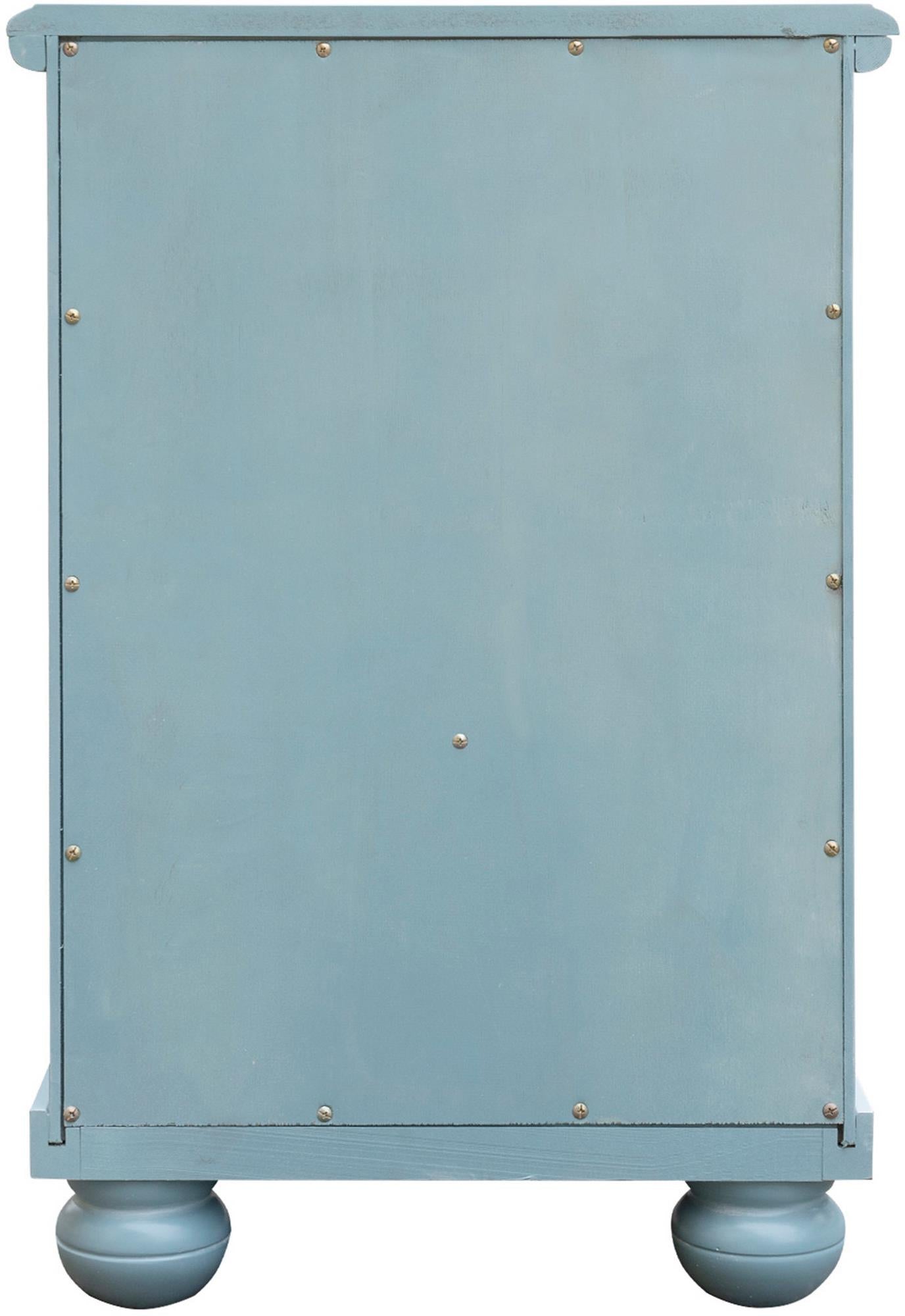 Beachfront Two Door Nightstand (Ocean Blue)