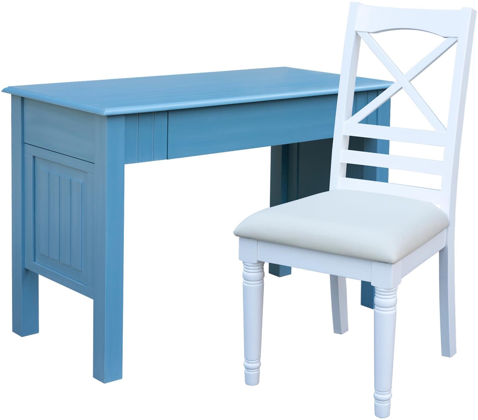 Beachfront Desk and Chair (White)