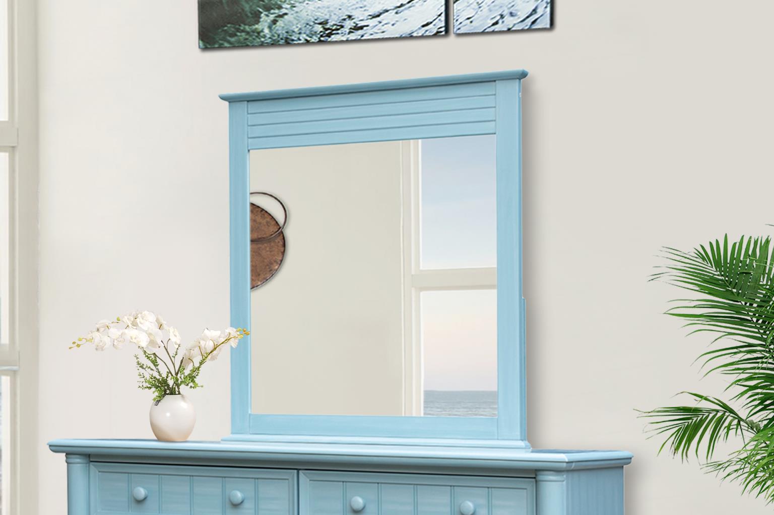 Beachfront Mirror (Ocean Blue)