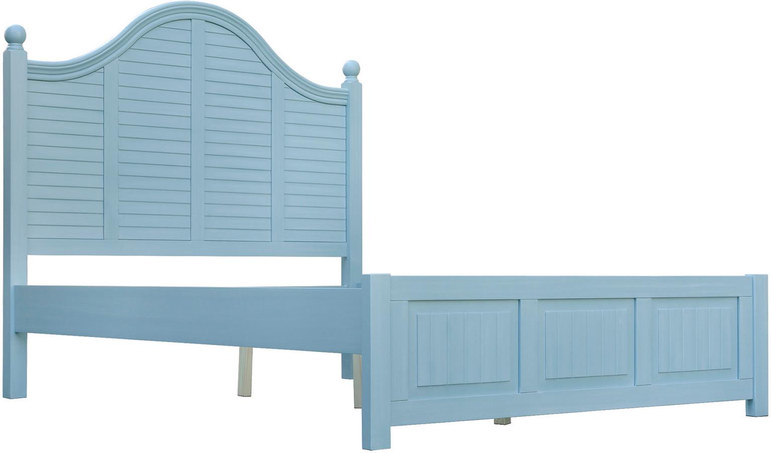 Plantation Queen Headboard (Ocean Blue)