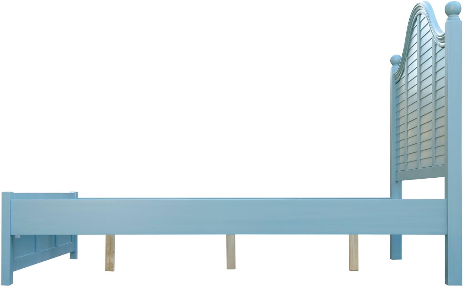 Plantation Queen Headboard (Ocean Blue)