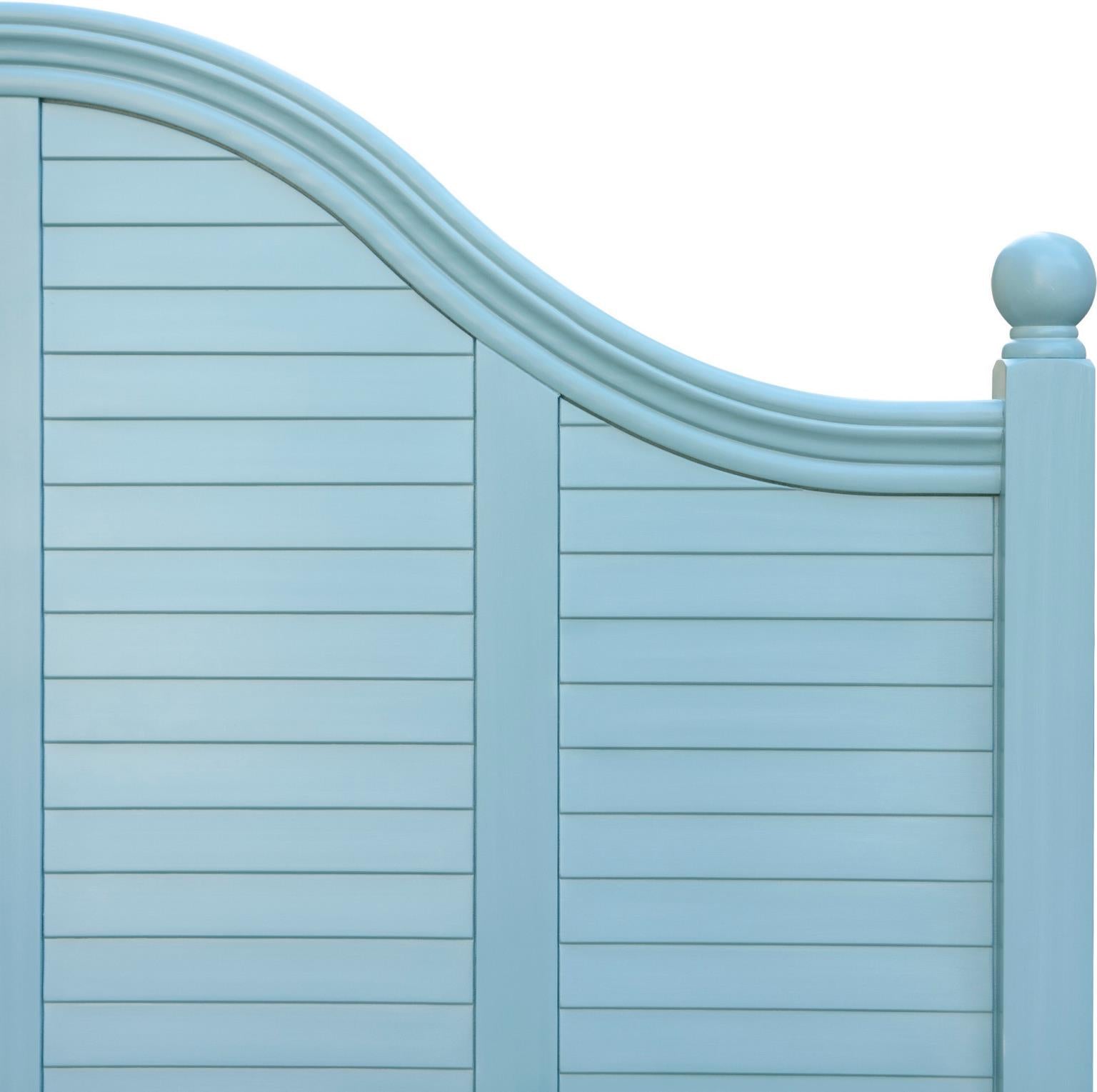 Plantation Queen Headboard (Ocean Blue)