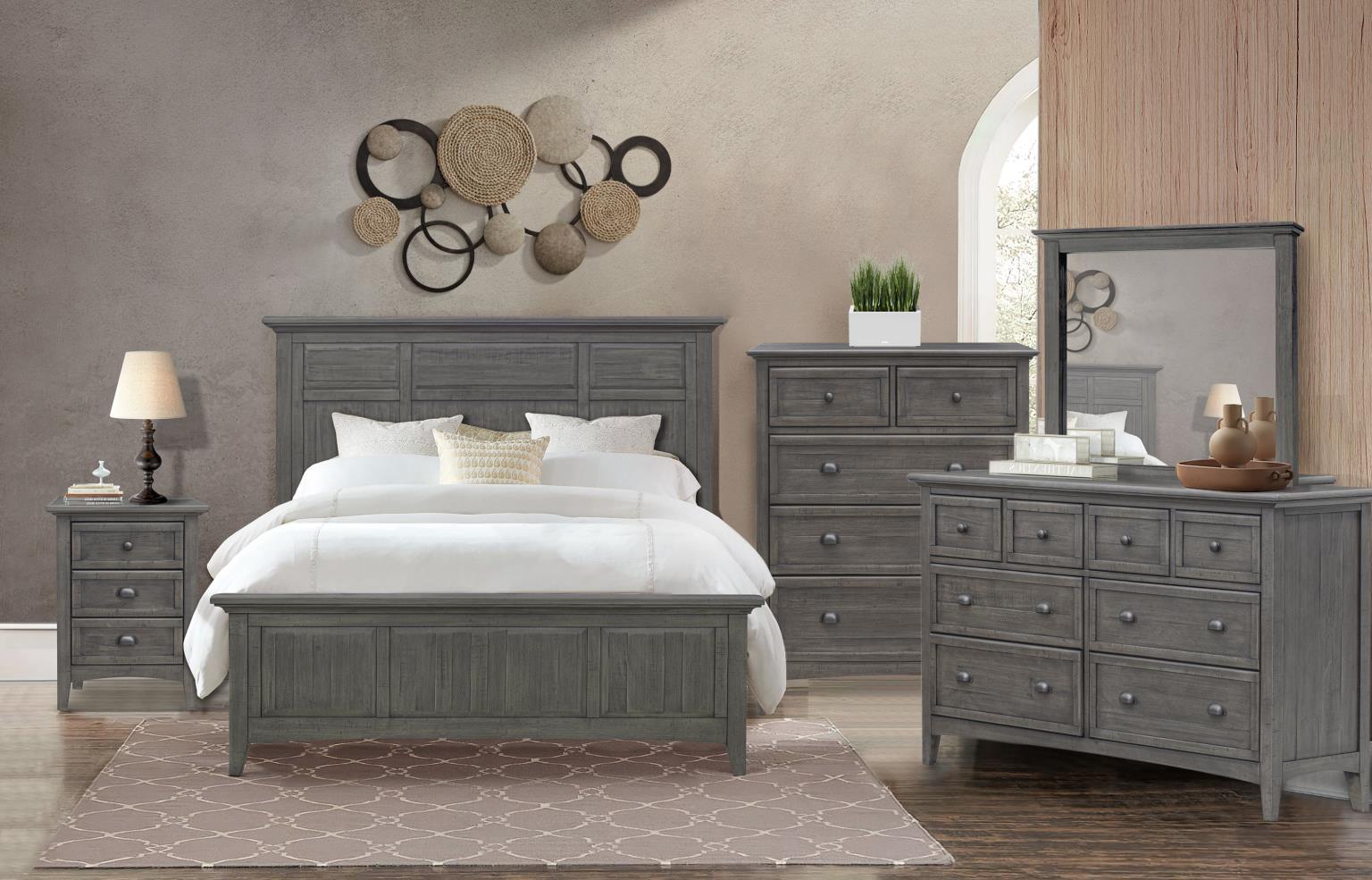 Bridgeport Bedroom (Fossil Grey)