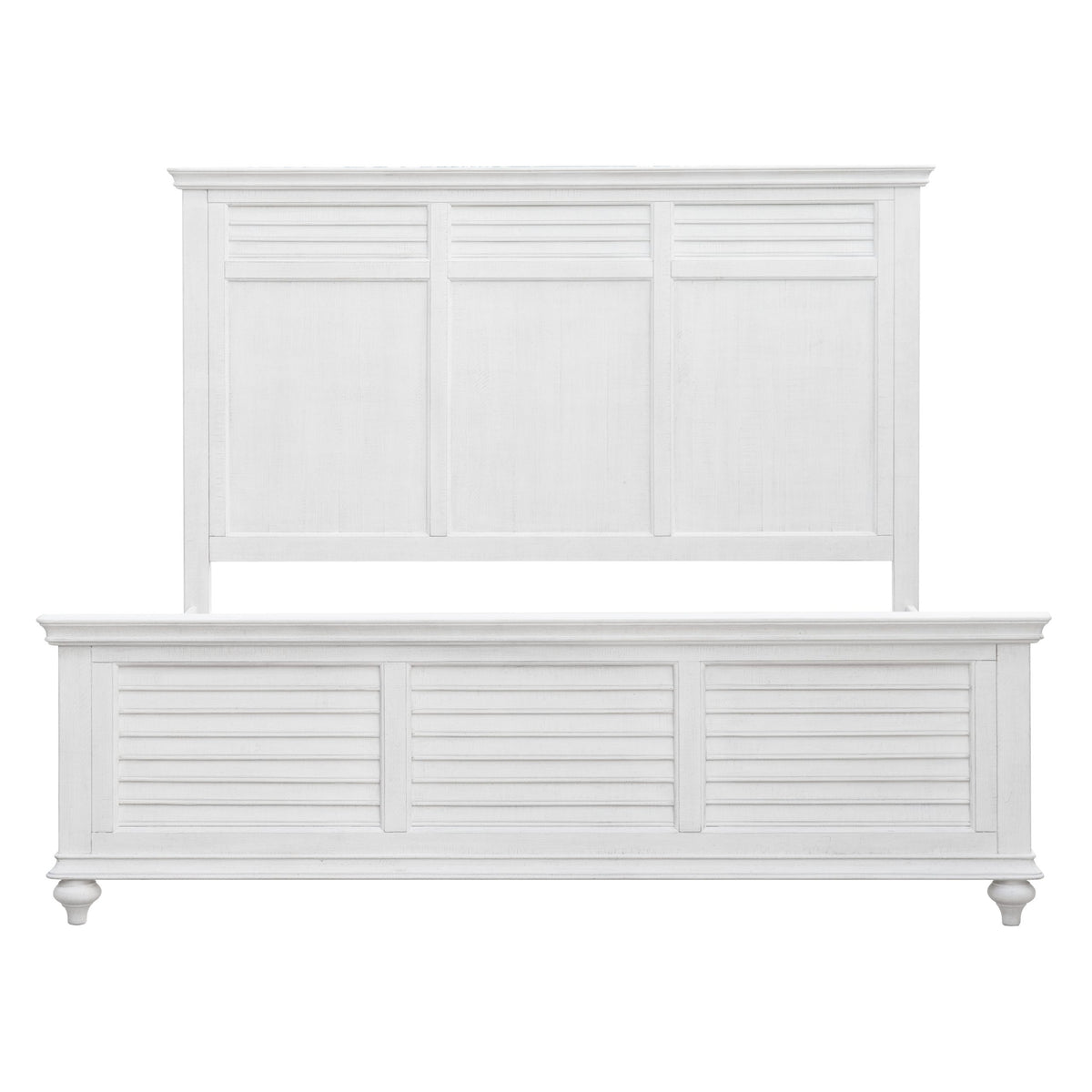Brockton Queen Headboard (Balearic White)