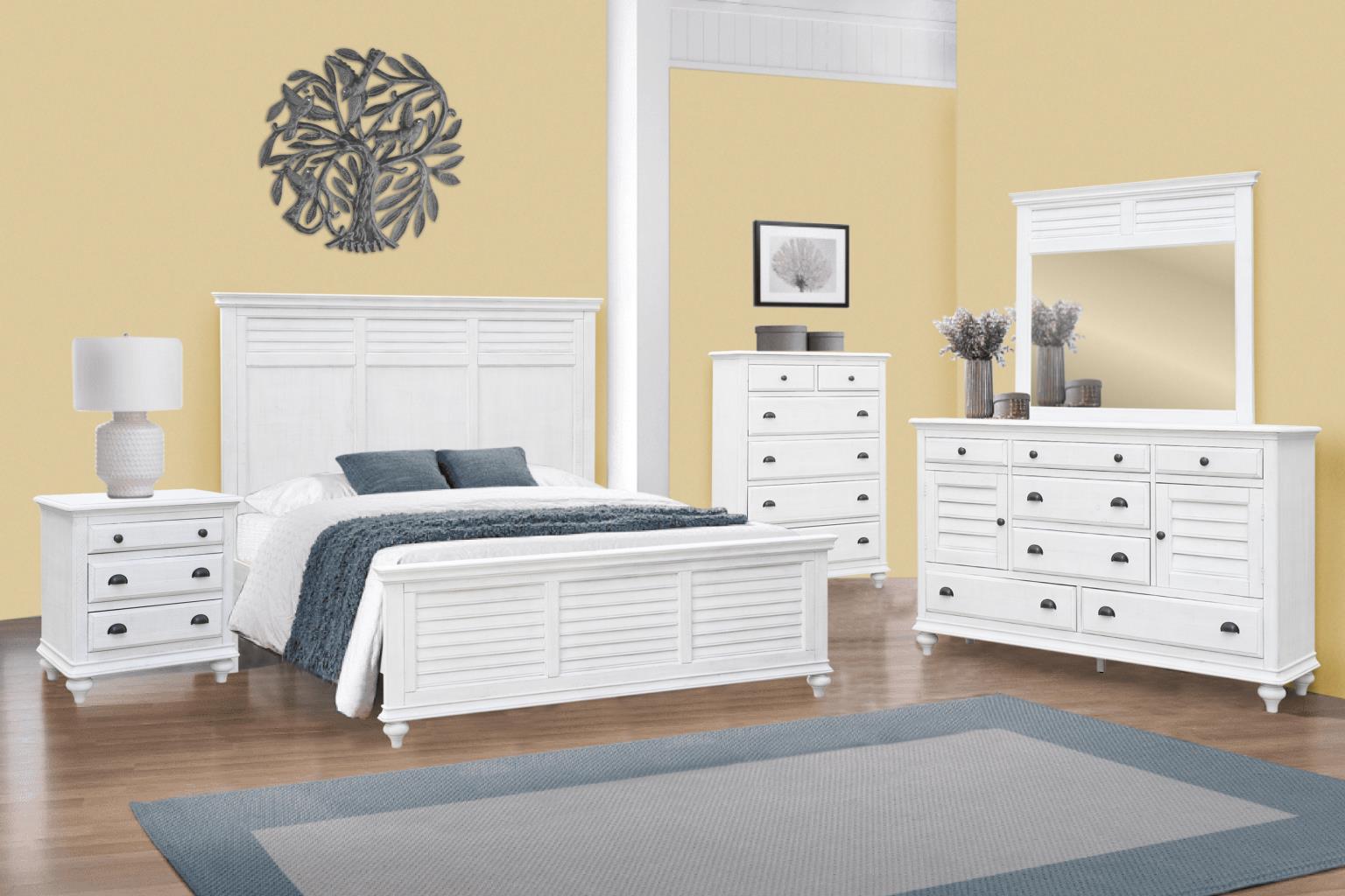 Brockton Chest (Balearic White)