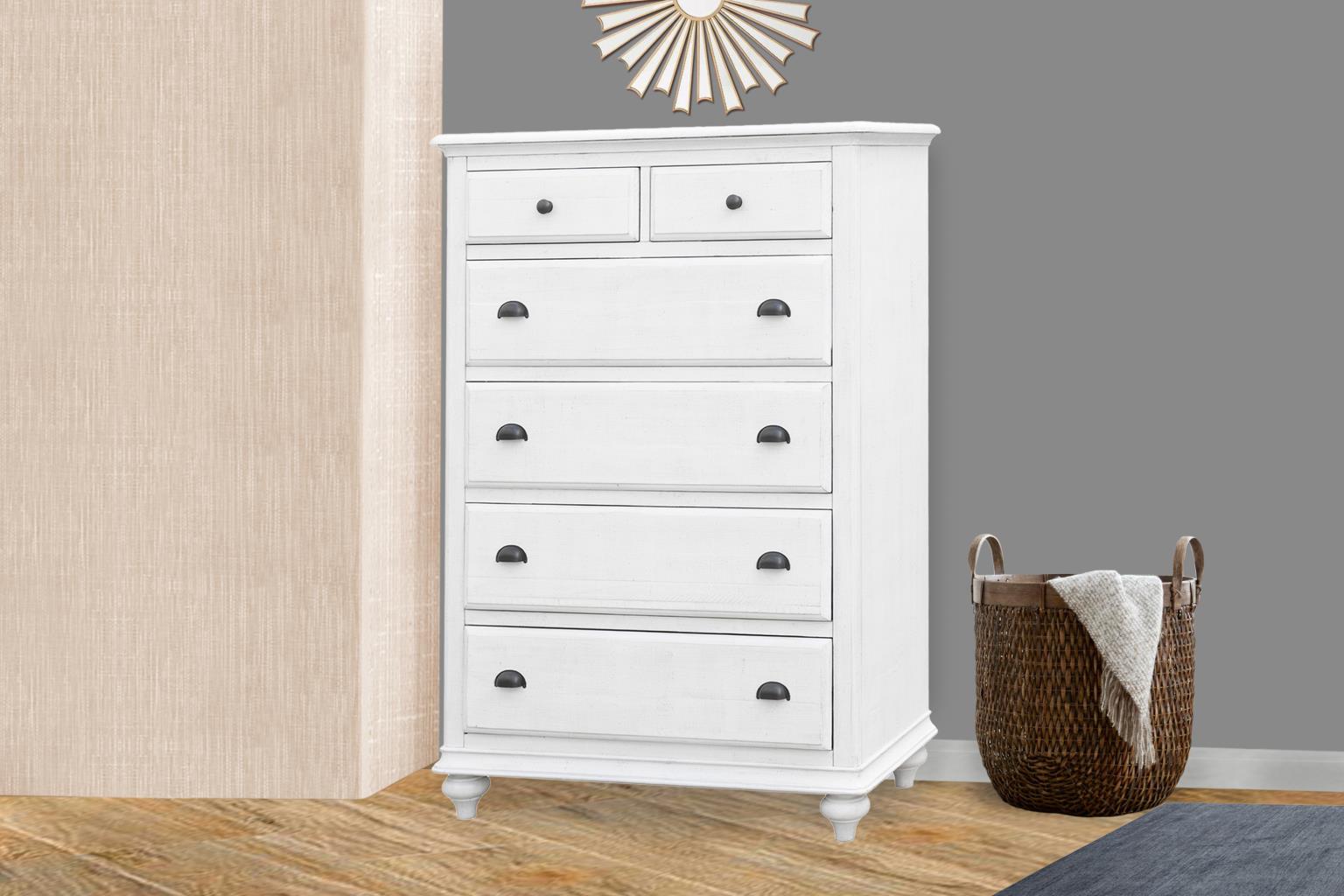 Brockton Chest (Balearic White)