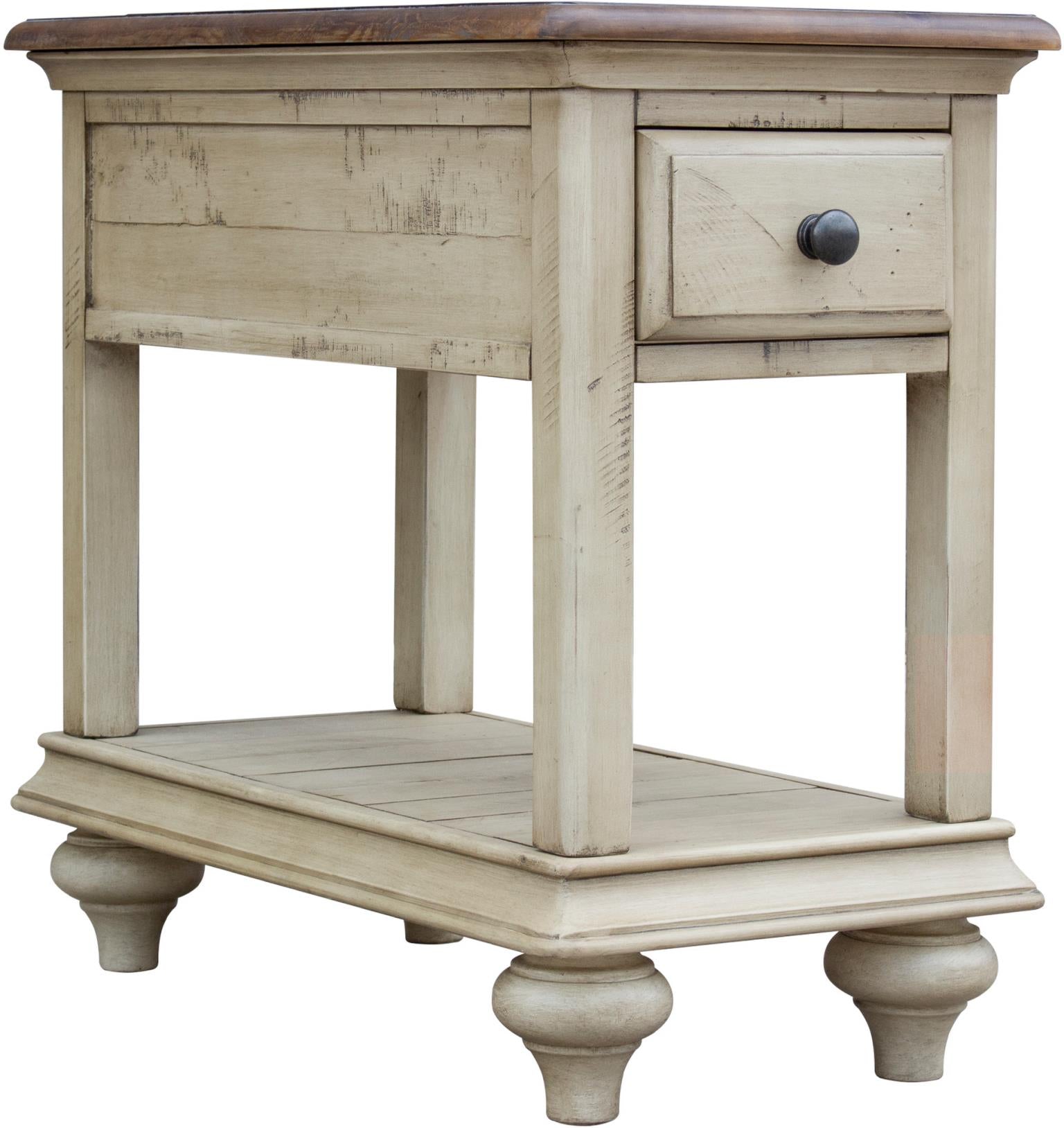 Brockton Chairside Table (Light Wheat)