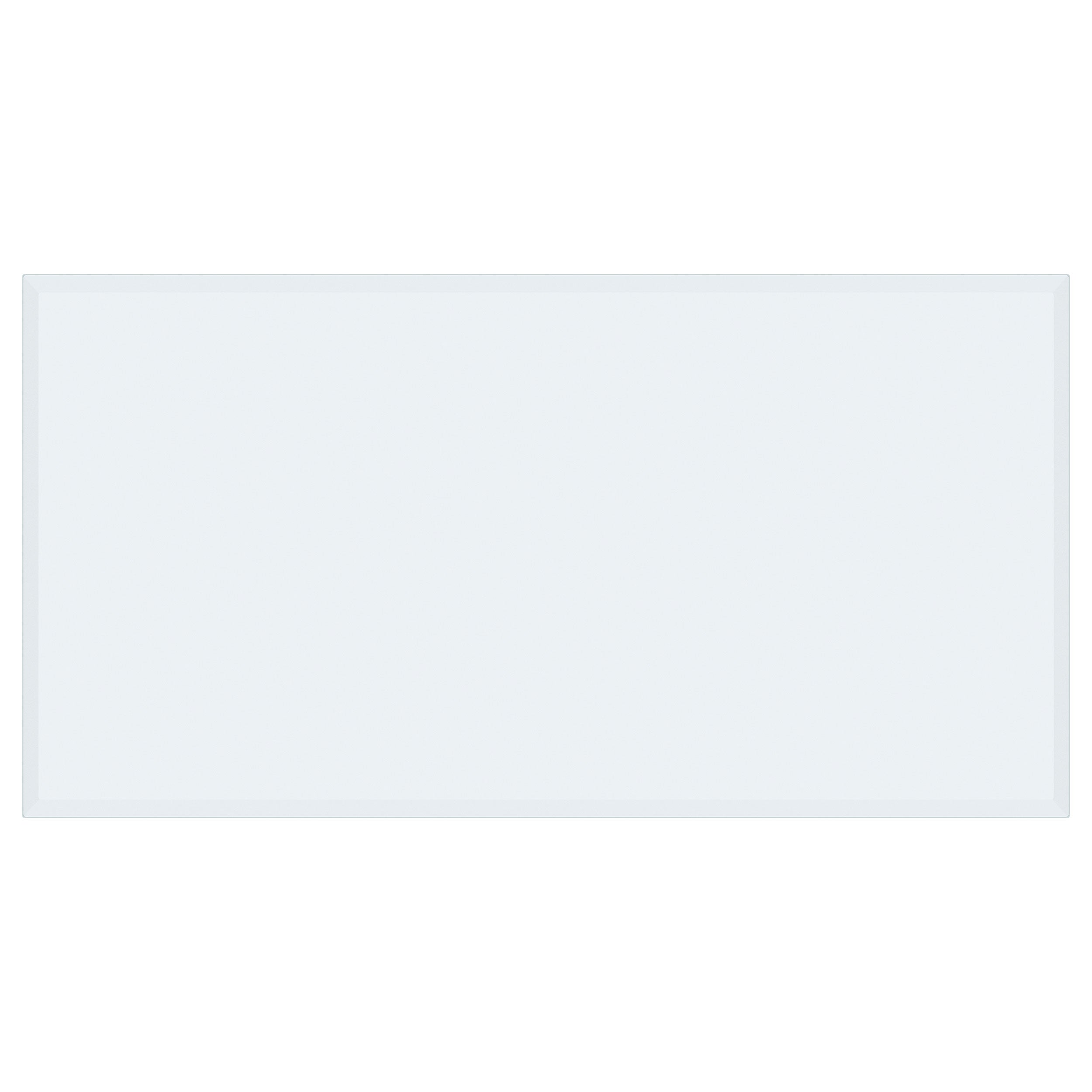 Glass Tops 52x27-inch 6mm Rectangular Clear Tempered Glass Top — view 2