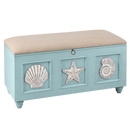 Padre Island Bench Chest Glacier Blue