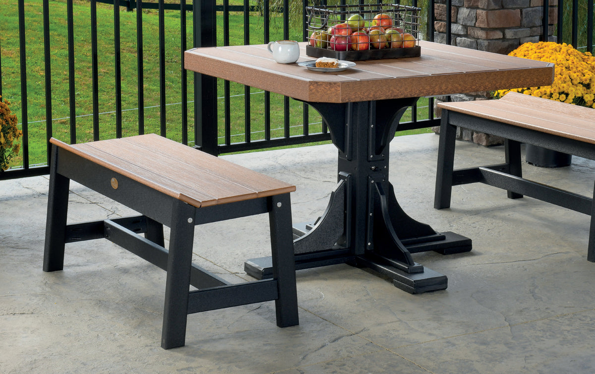 LuxCraft Café Dining Bench (41")