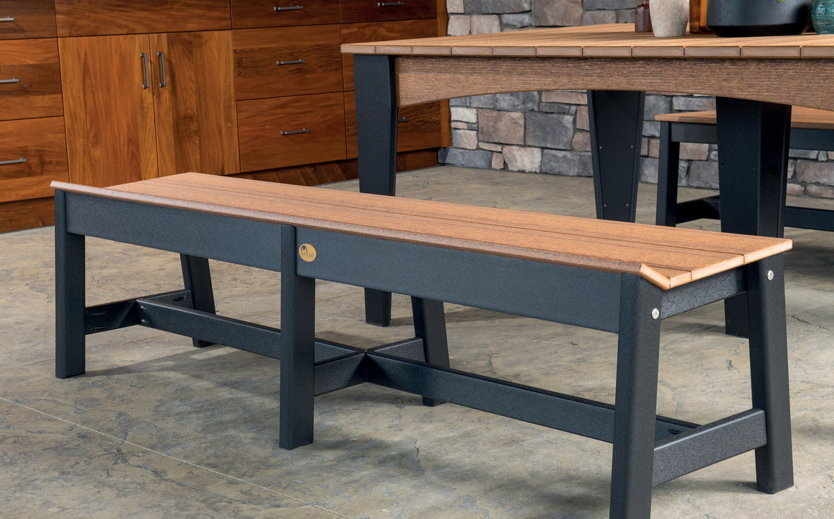 LuxCraft Café Dining Bench (72")