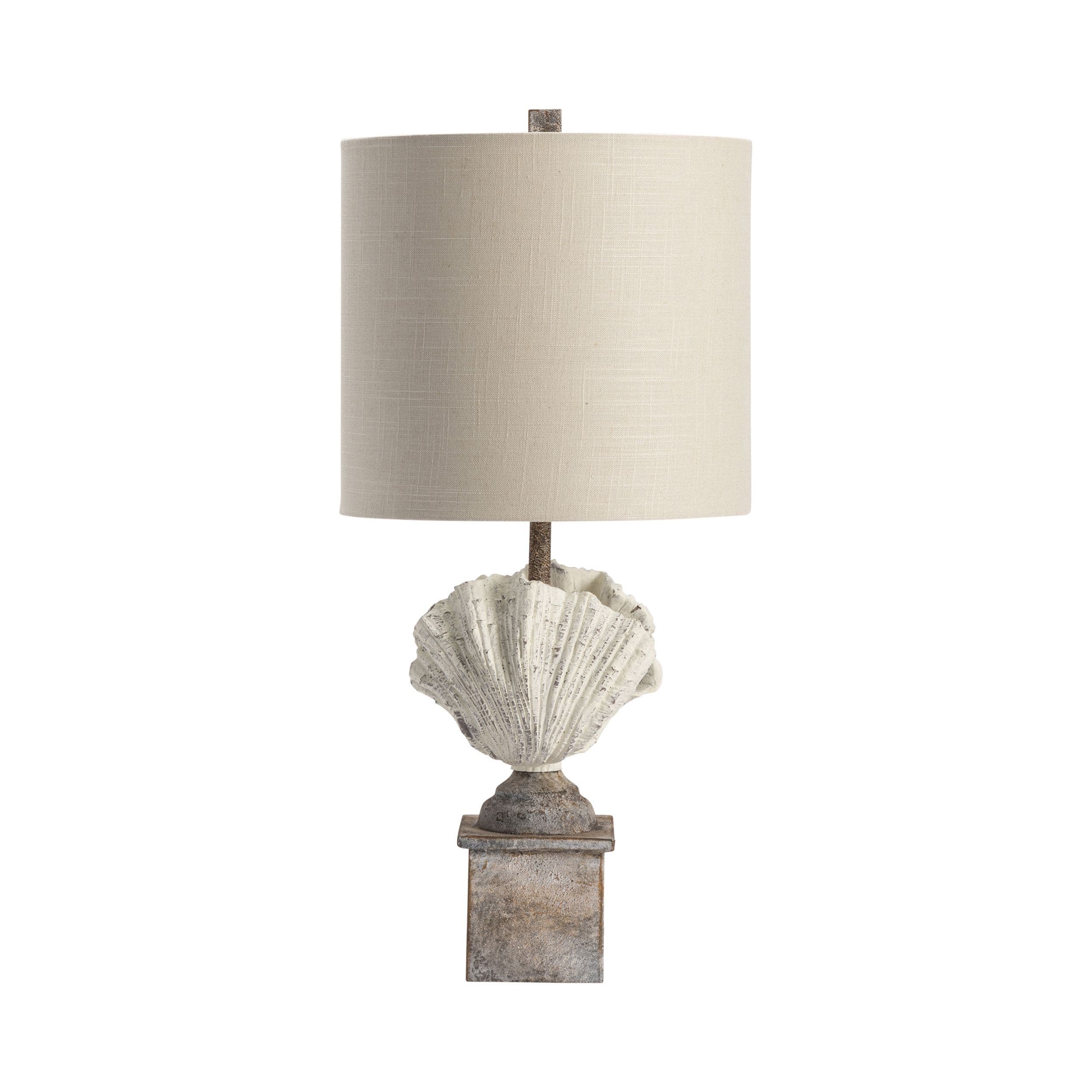 Coastal Shell Finial Table Lamp
