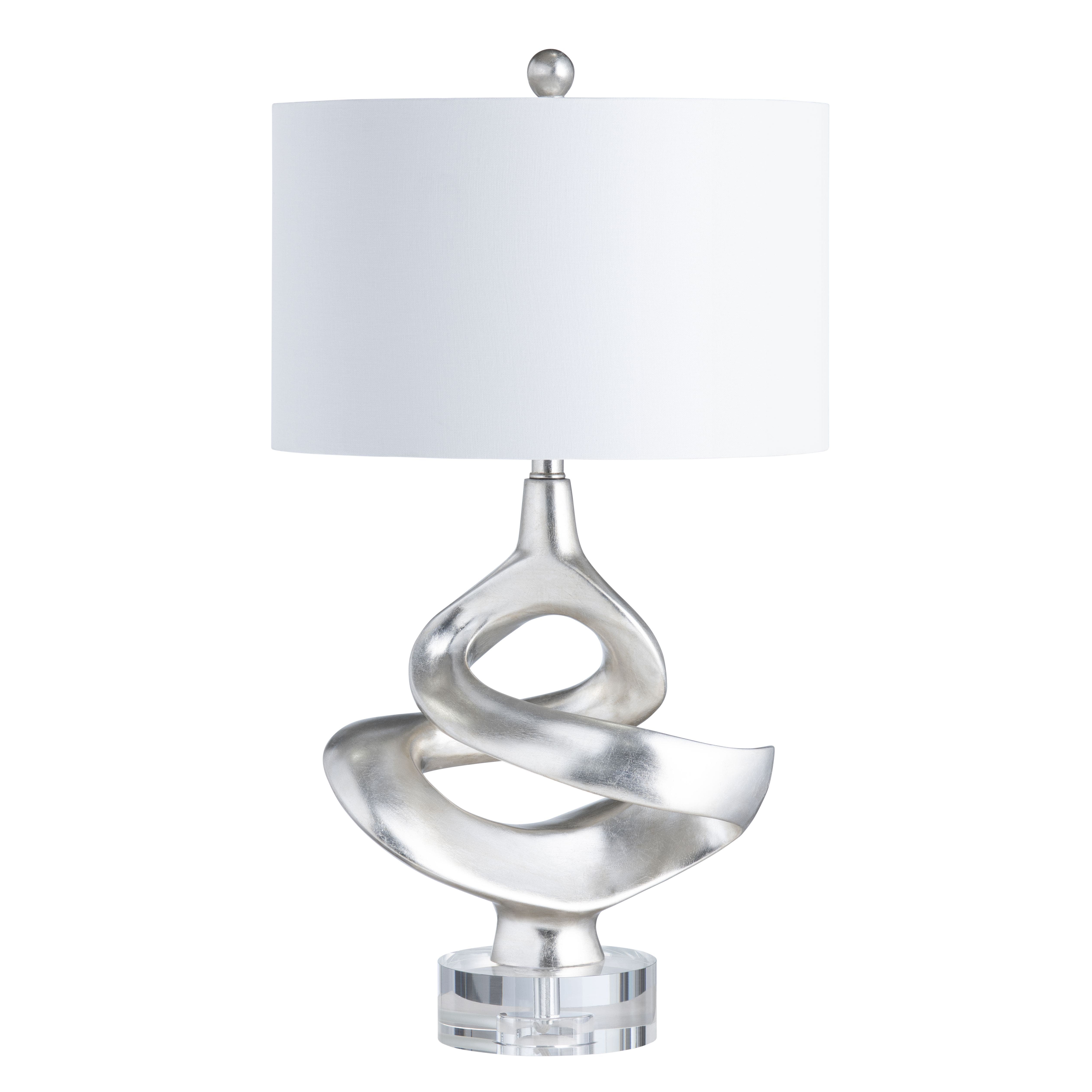 Silver Current Table Lamp