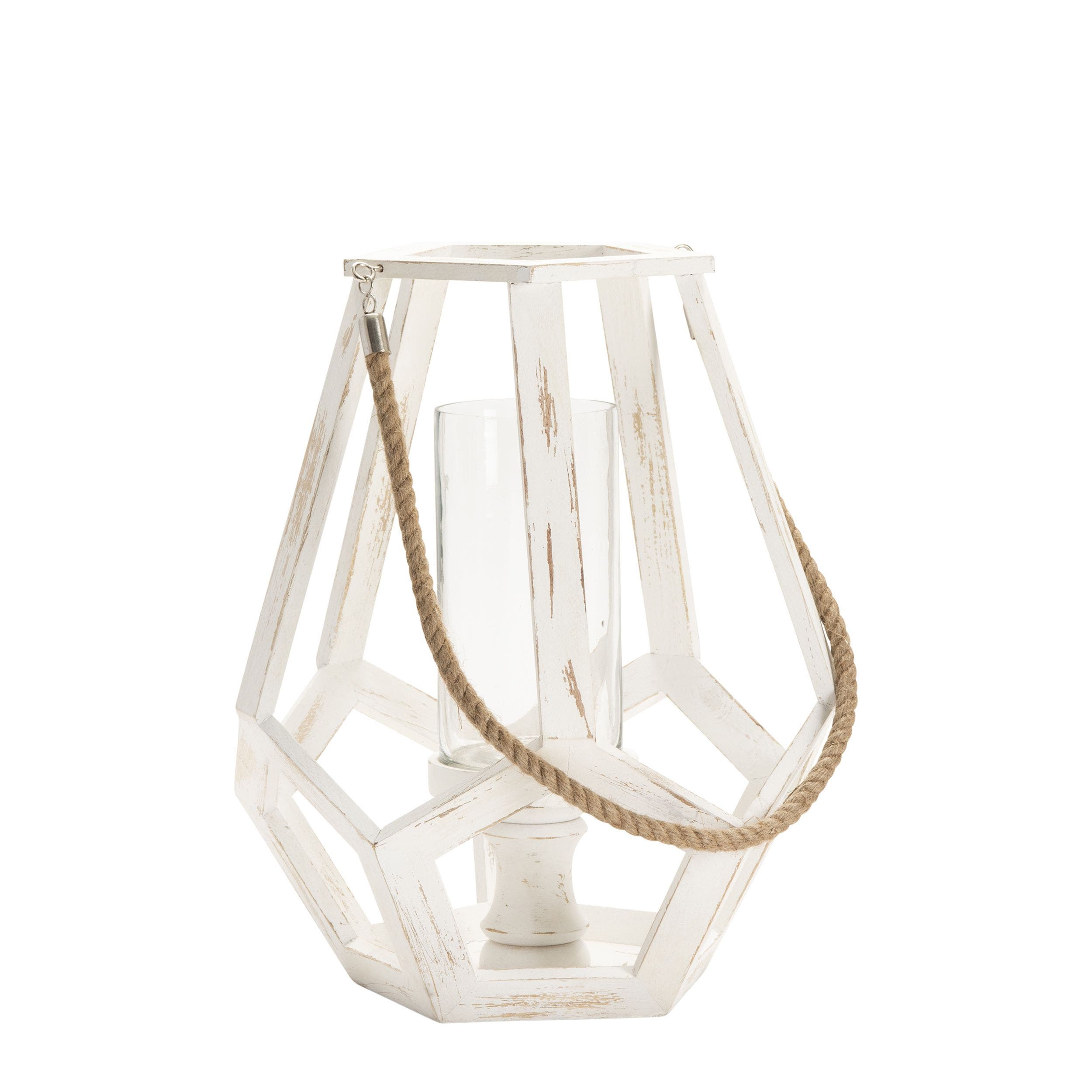 Myers Medium Candle Holder with Hemp Handle II