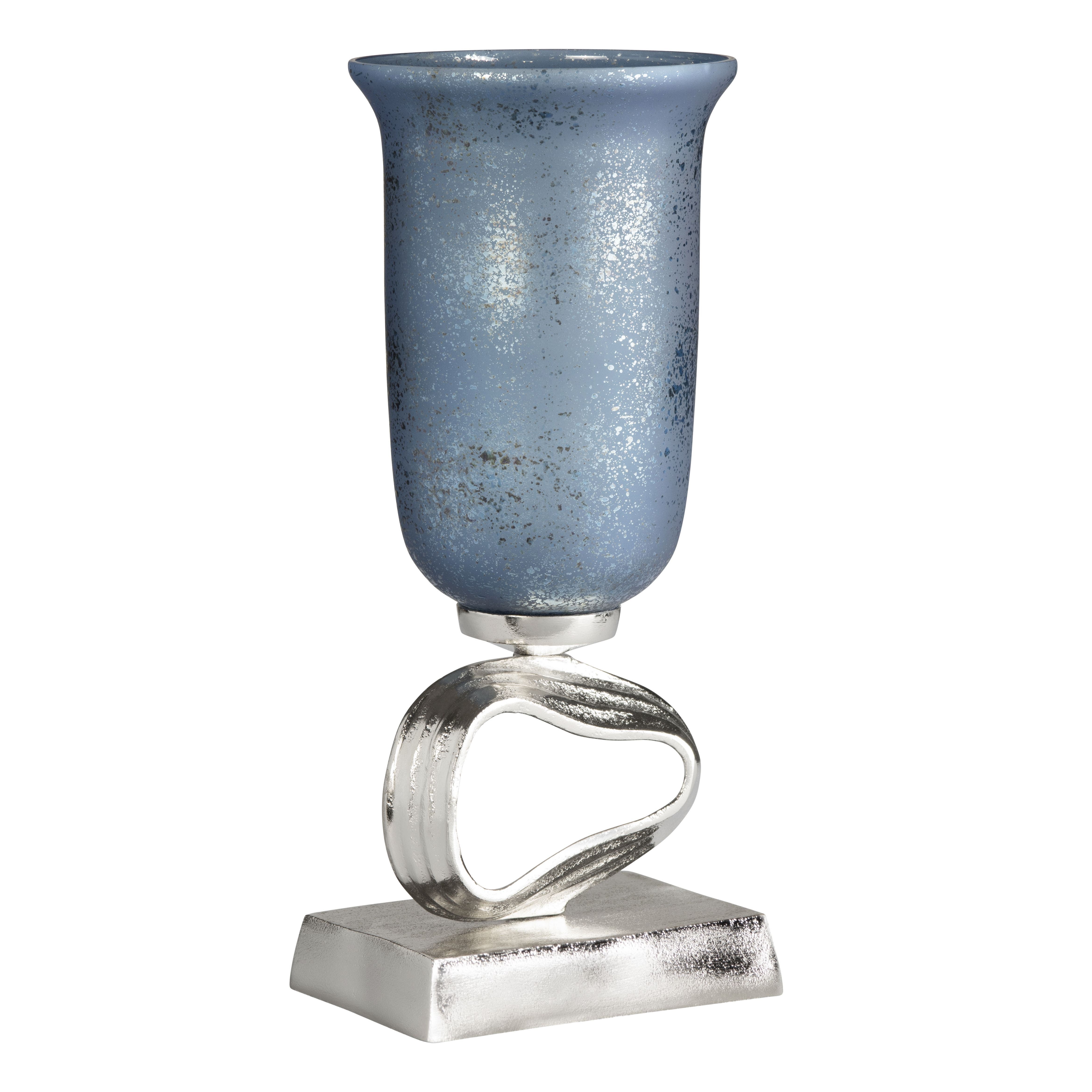Medium Cobalt Free Style Sculpture Vase