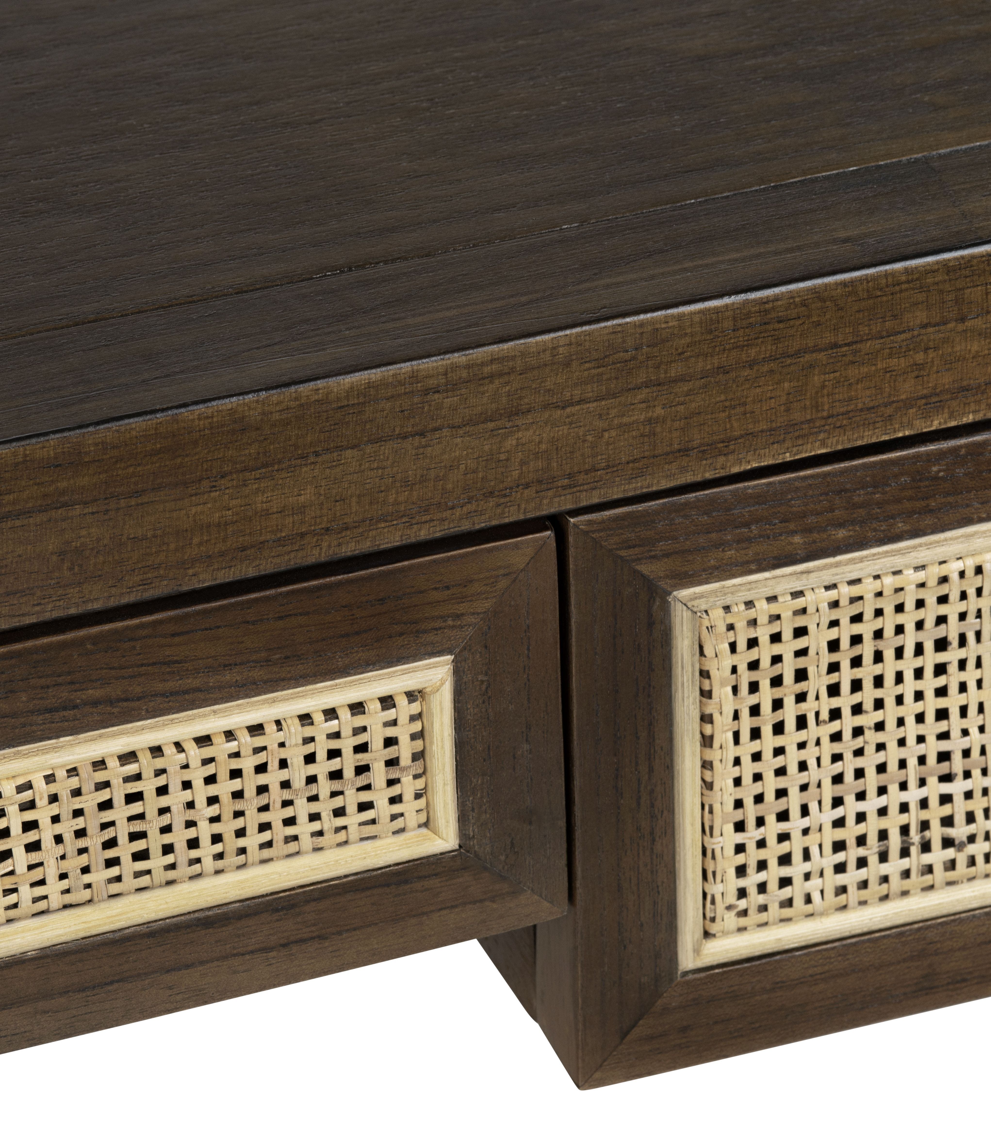 Alder Writing Desk (Brown) - Image 4