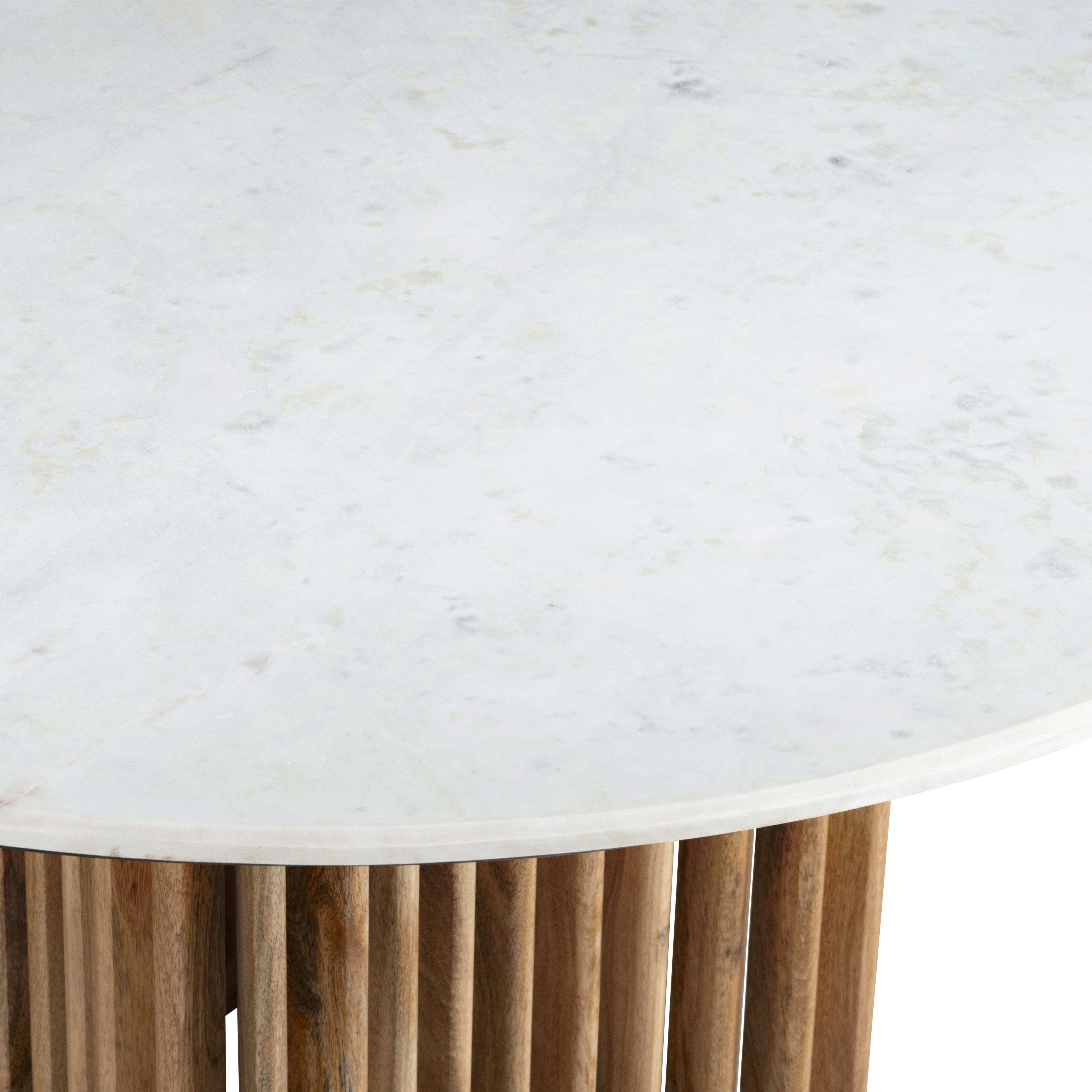 Sullivan Round Marble Dining Table - Image 3