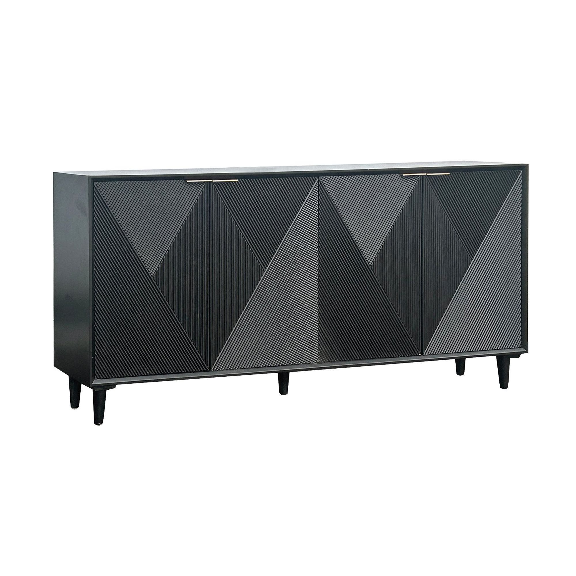 Arvada Four-Door Sideboard (Black)