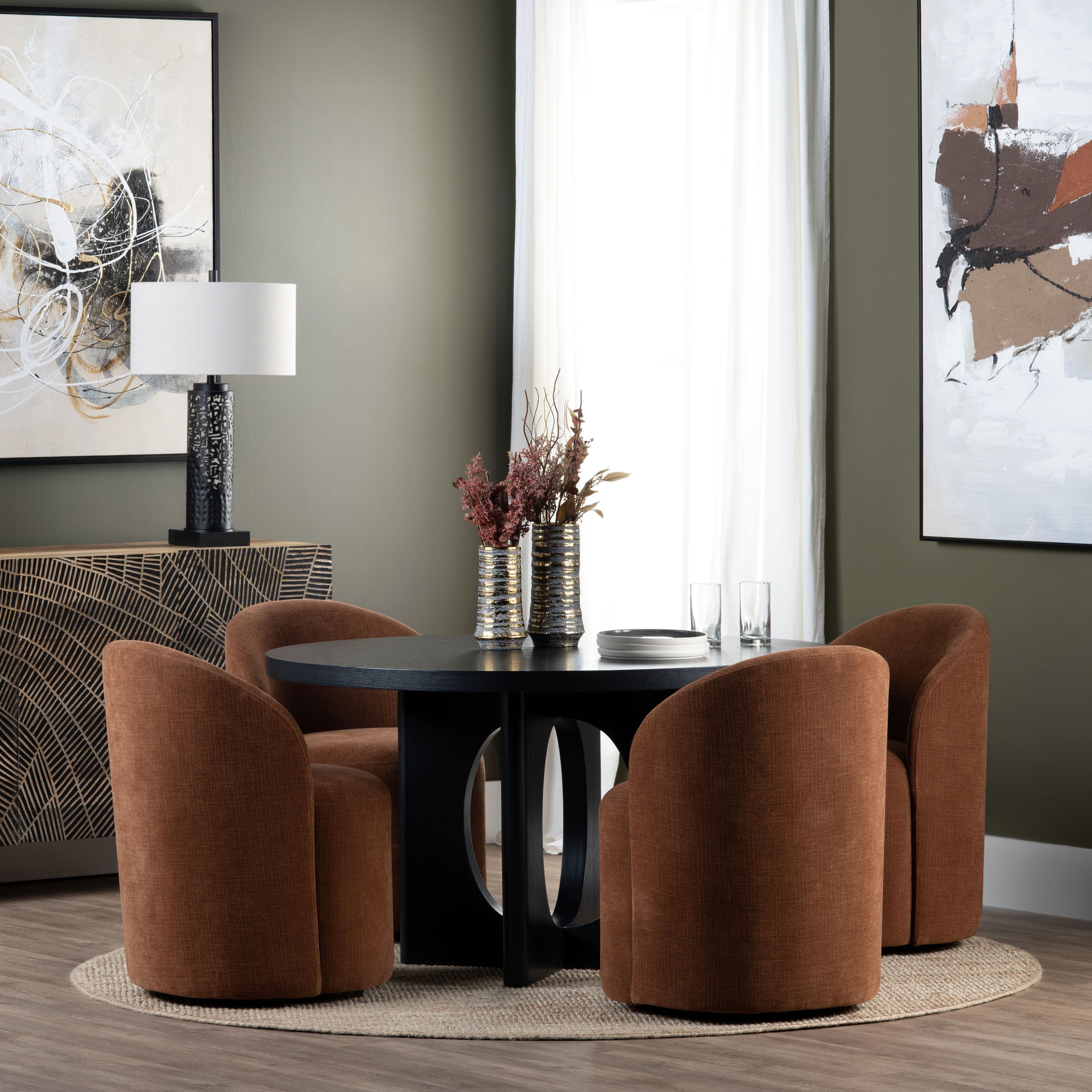 Wyndham Round Dining Table - Image 4
